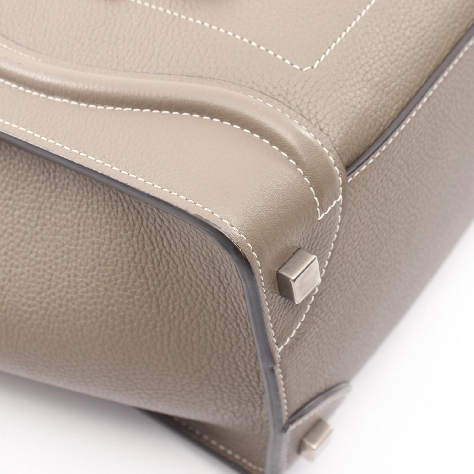 Celine Beige Leather Handbag (Pre-Owned)
