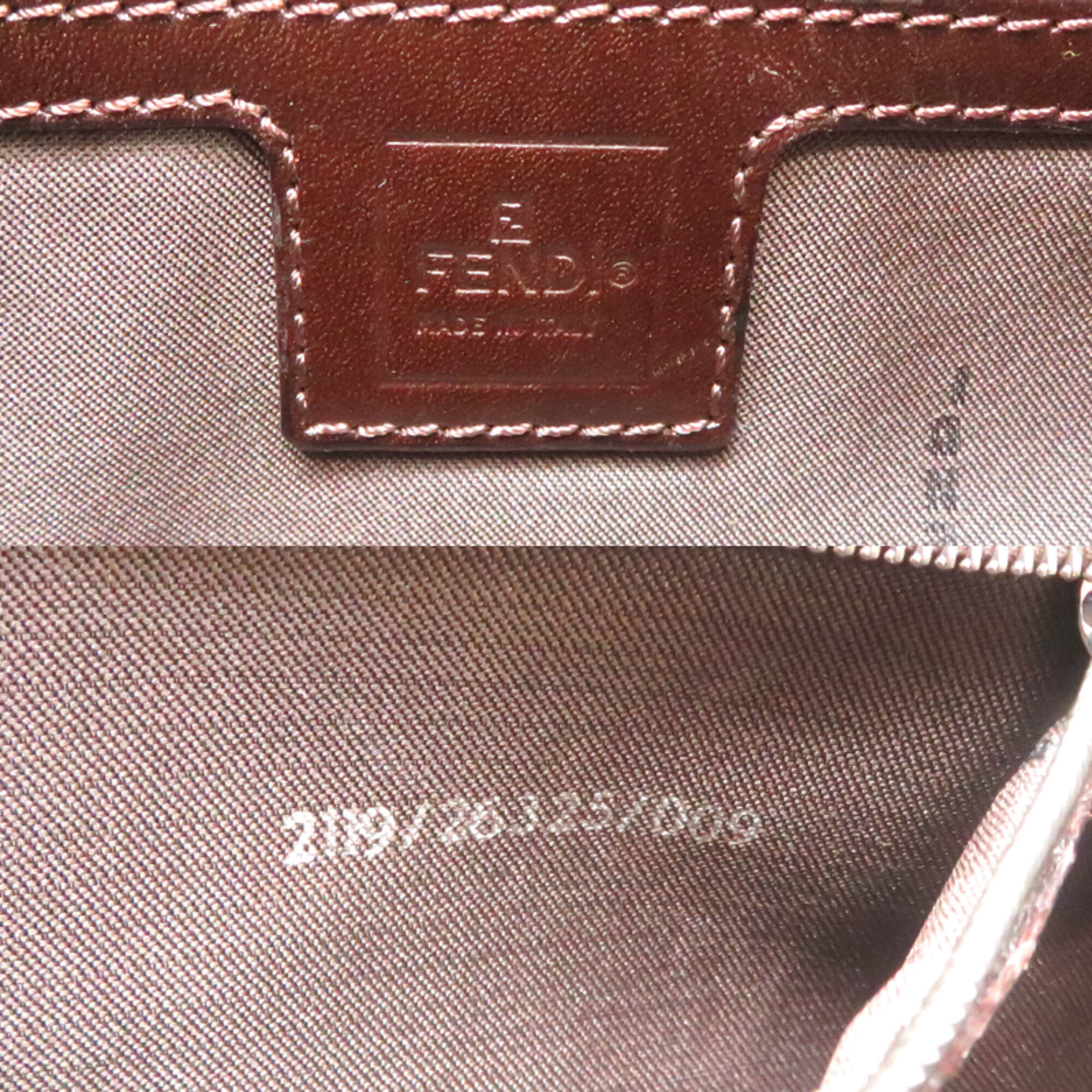 Fendi Brown Canvas Handbag (Pre-Owned)