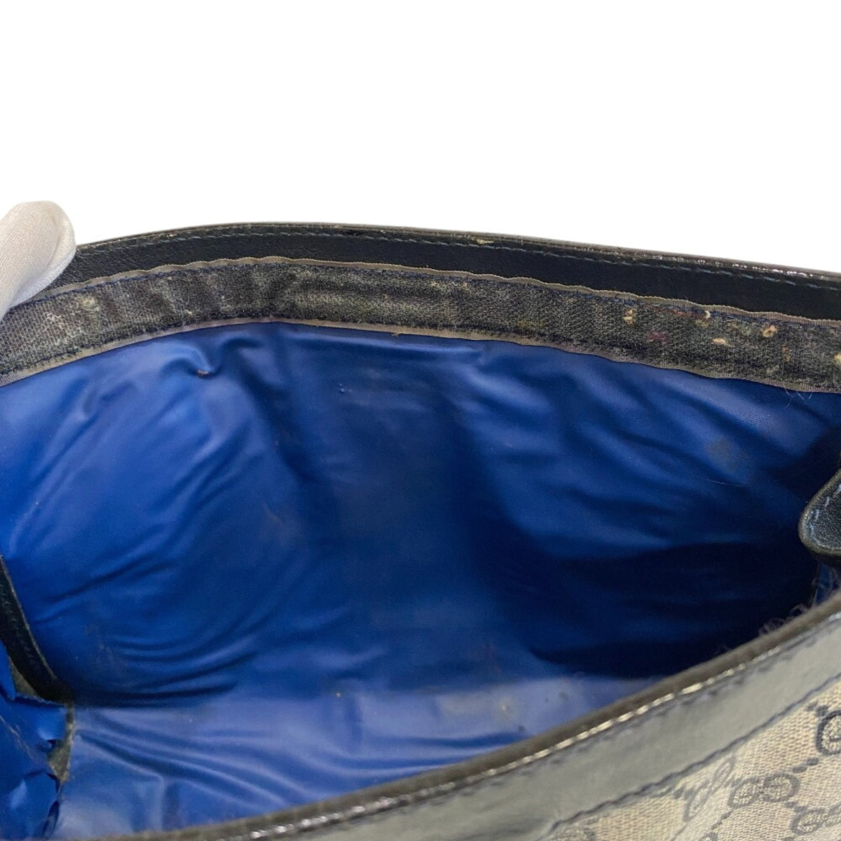 Gucci Navy Pvc Clutch Bag Pouch (Pre-Owned)