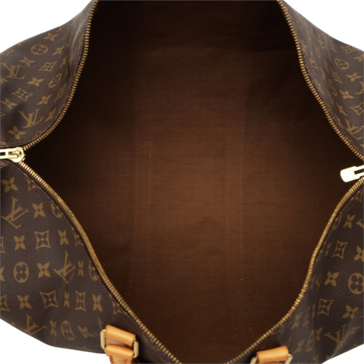 Louis Vuitton Monogram Brown Pvc Leather Boston Bag Shoulder Bag (Pre-Owned)
