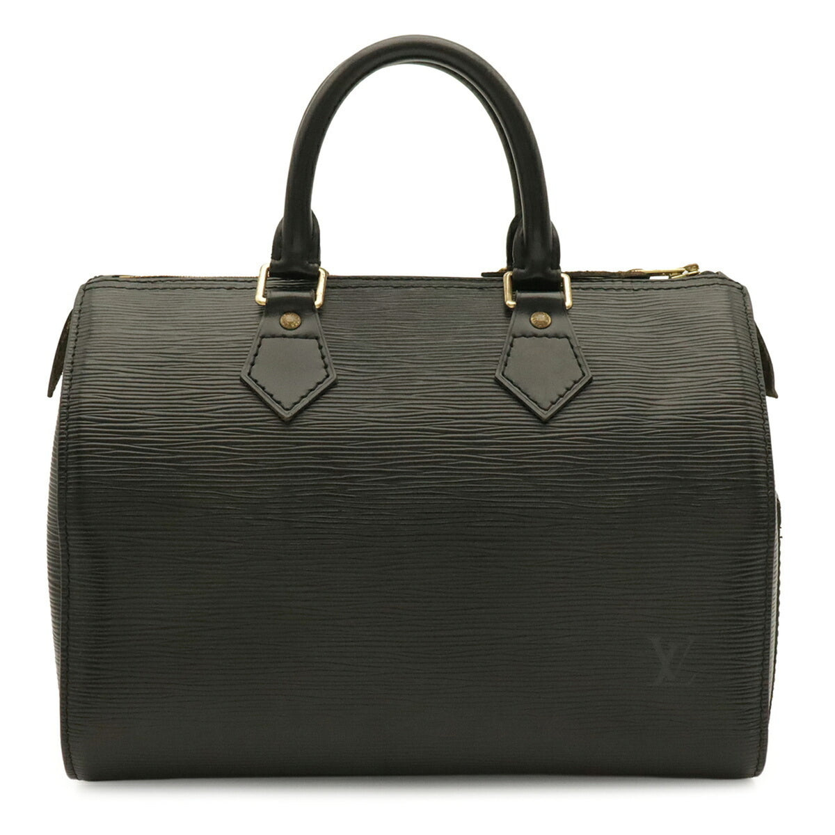 Louis Vuitton Black Noir Epi Leather Boston Bag Handbag (Pre-Owned)
