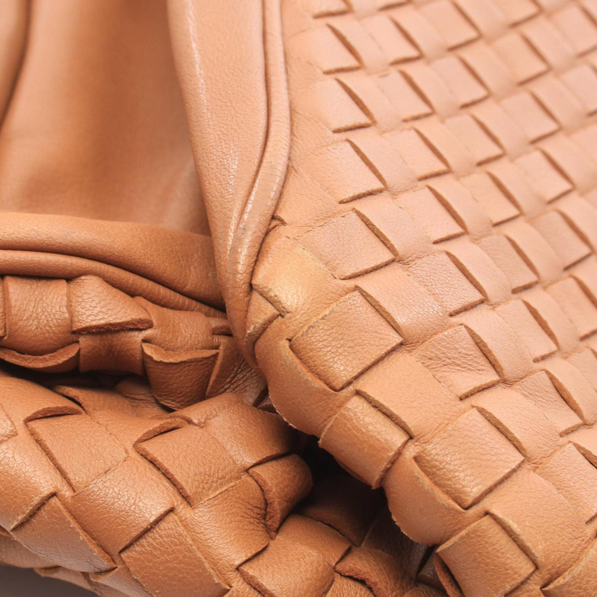 Bottega Veneta Intrecciato Brown Leather Handbag (Pre-Owned)