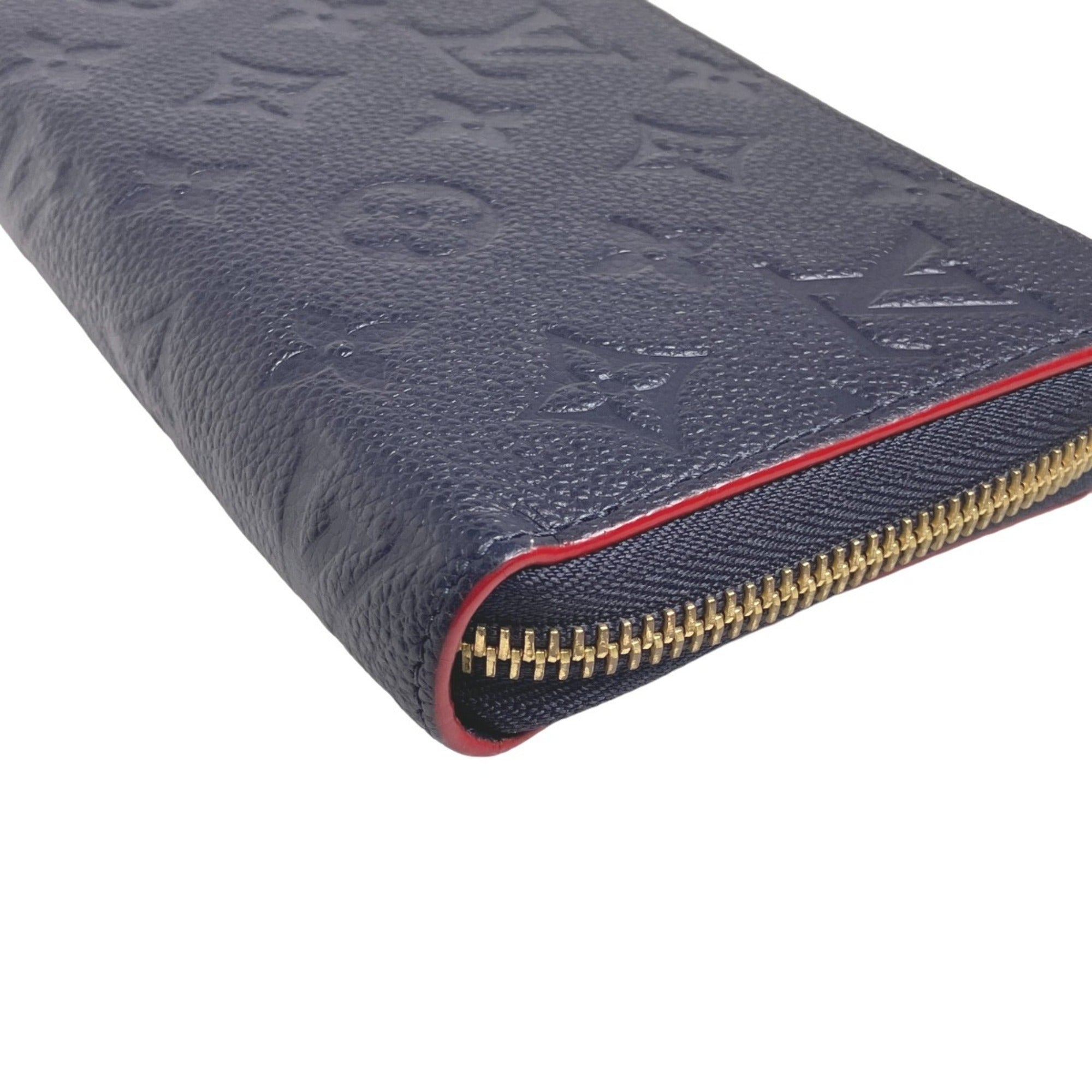 Louis Vuitton Marine Rouge Monogram Empreinte Long Wallet (Bi-Fold) (Pre-Owned)
