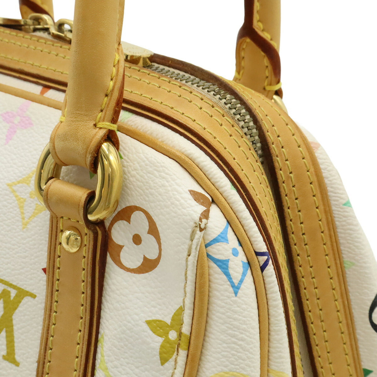 Louis Vuitton Blanc Monogram Multi-Color White Monogram Multicolore Handbag (Pre-Owned)