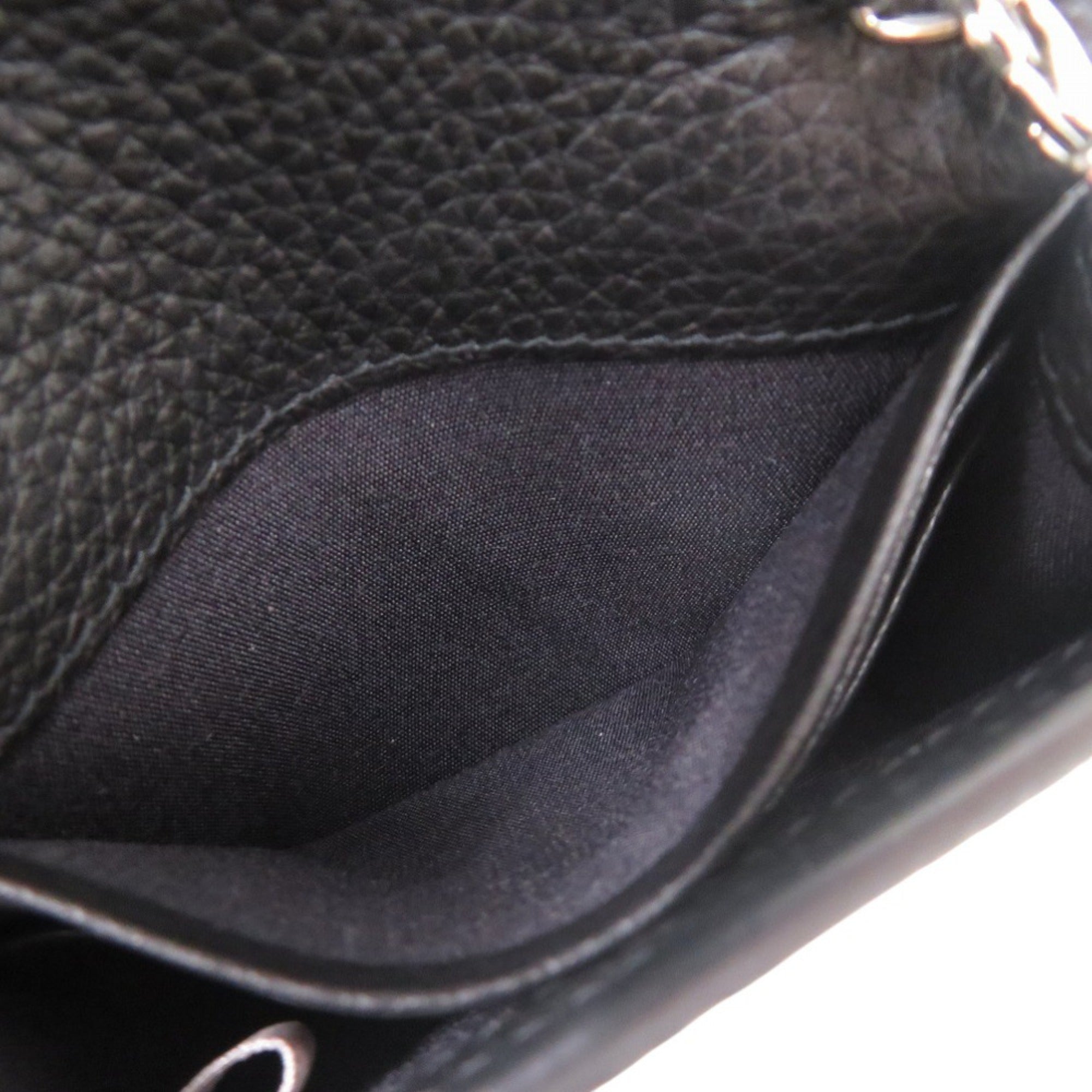 Jimmy Choo Black Leather Clutch Bag (Pre-Owned)