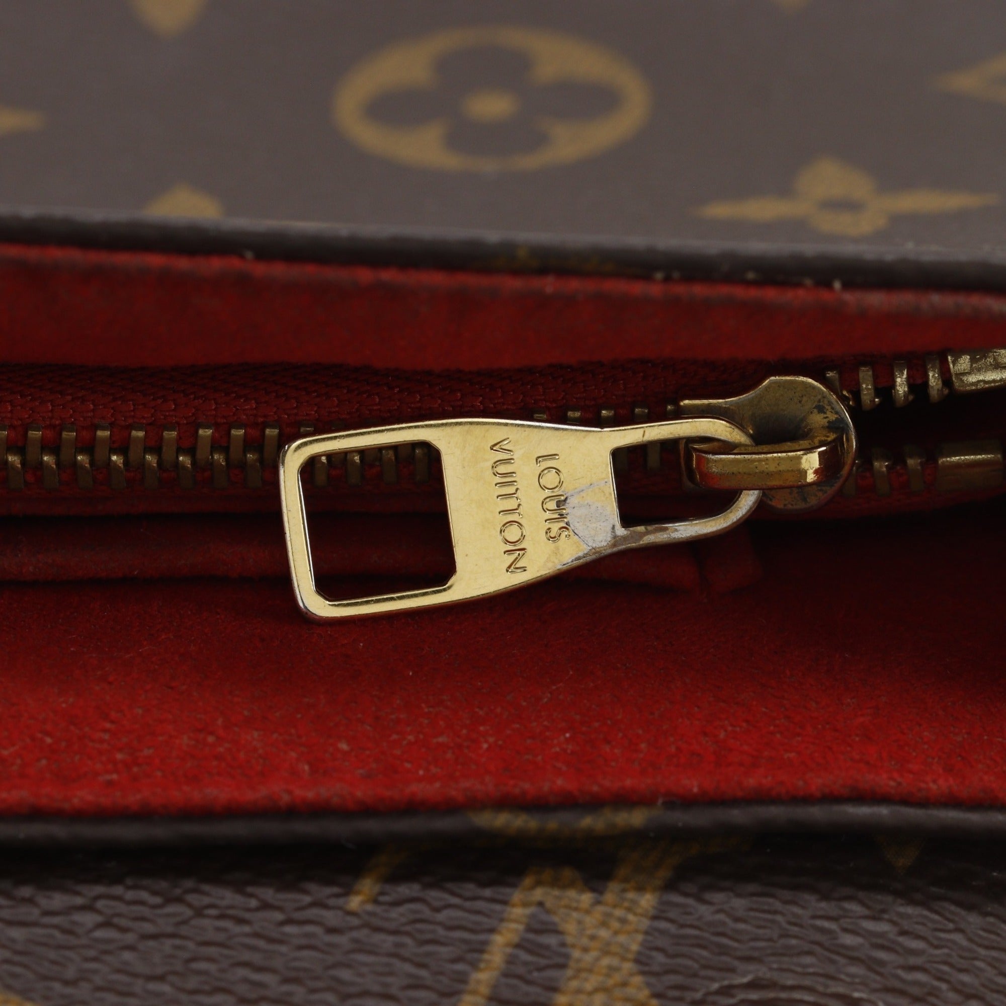 Louis Vuitton Brown Cerise Monogram Canvas Shoulder Bag (Pre-Owned)