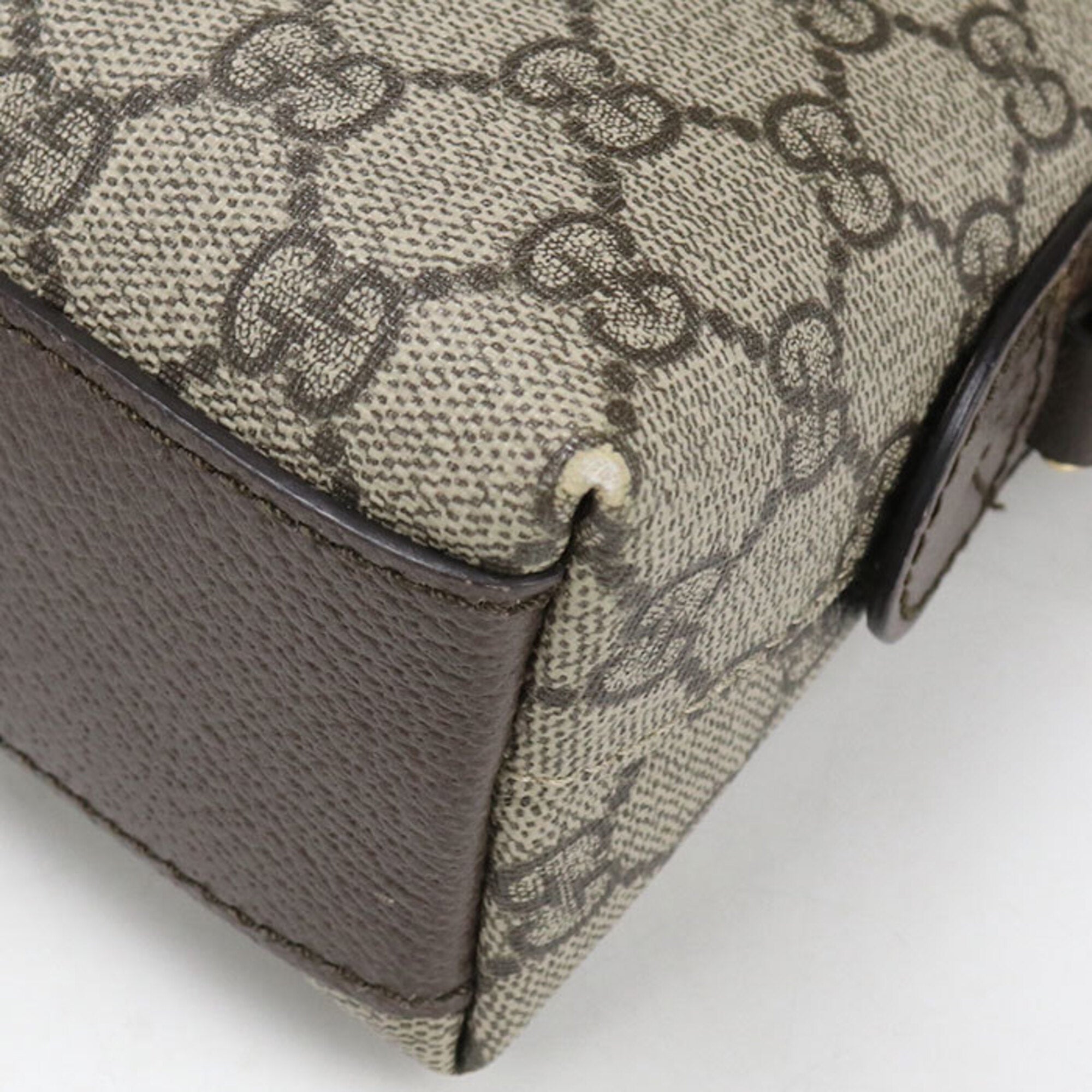 Gucci Beige Gg Supreme Shoulder Bag (Pre-Owned)