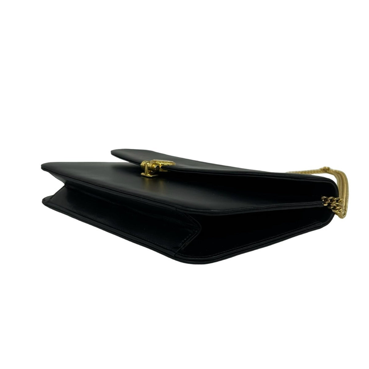 Christian Dior Black Leather Pochette Shoulder Bag (Pre-Owned)
