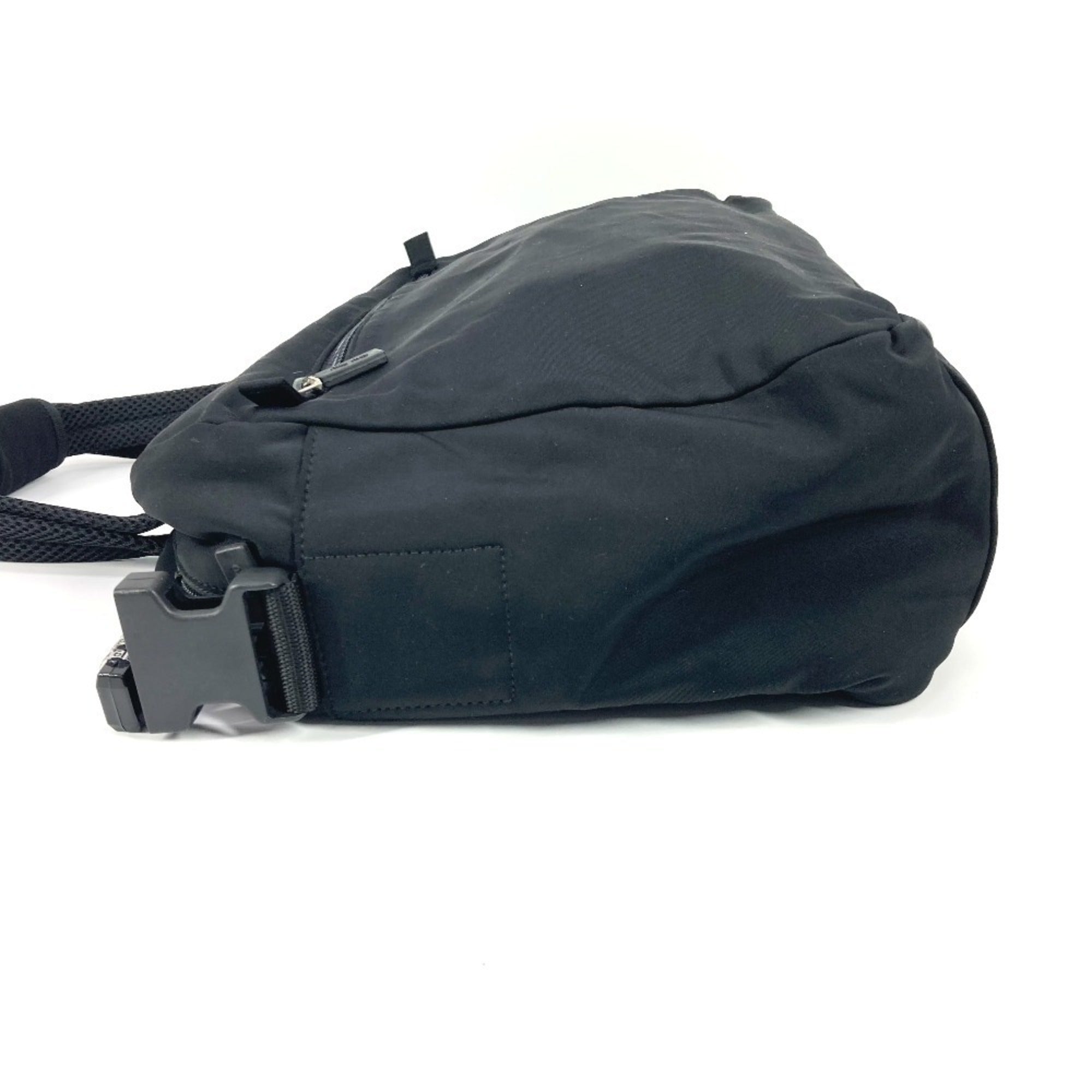 Miu Miu Black Nylon Boston Bag Shoulder Bag (Pre-Owned)