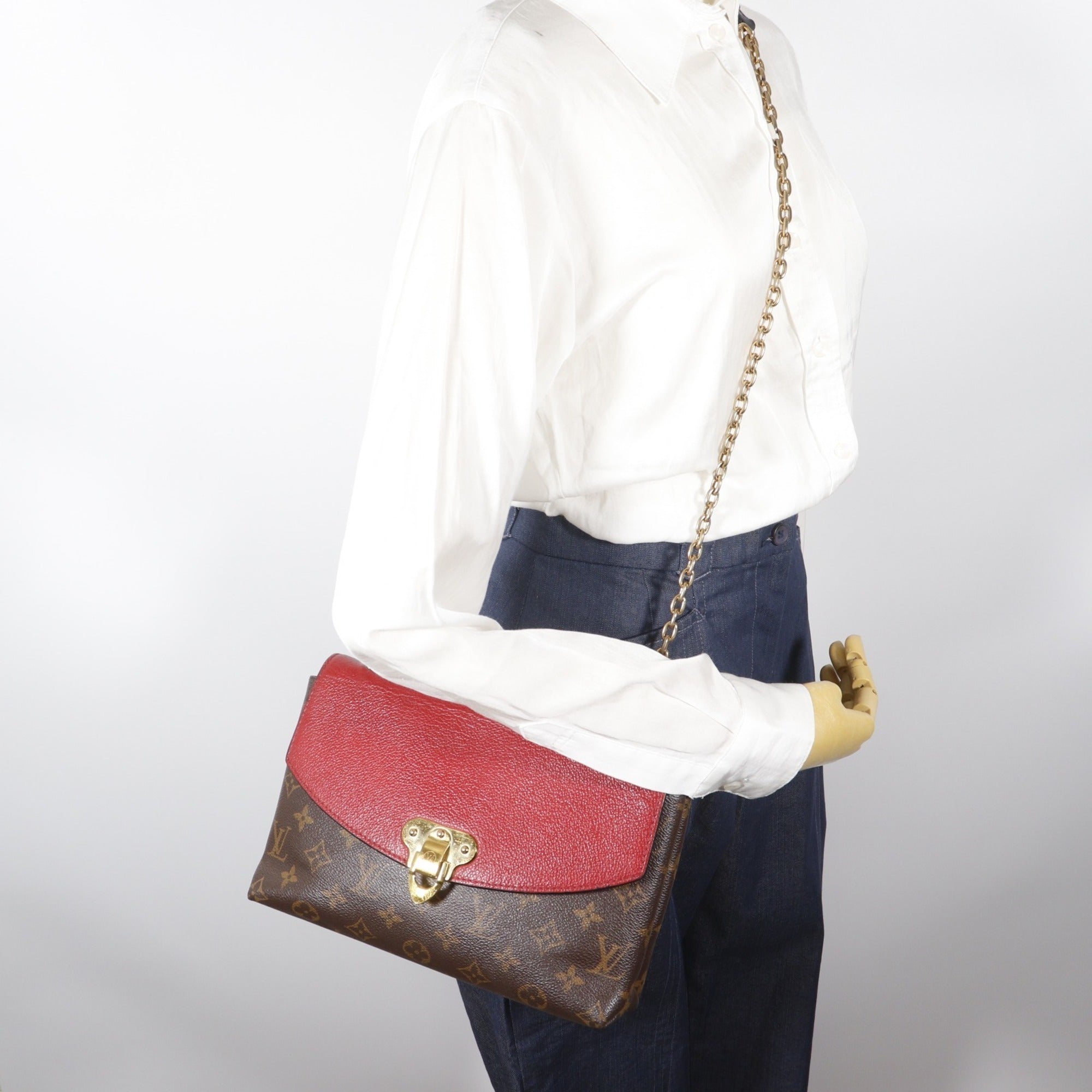Louis Vuitton Brown Cerise Monogram Canvas Shoulder Bag (Pre-Owned)