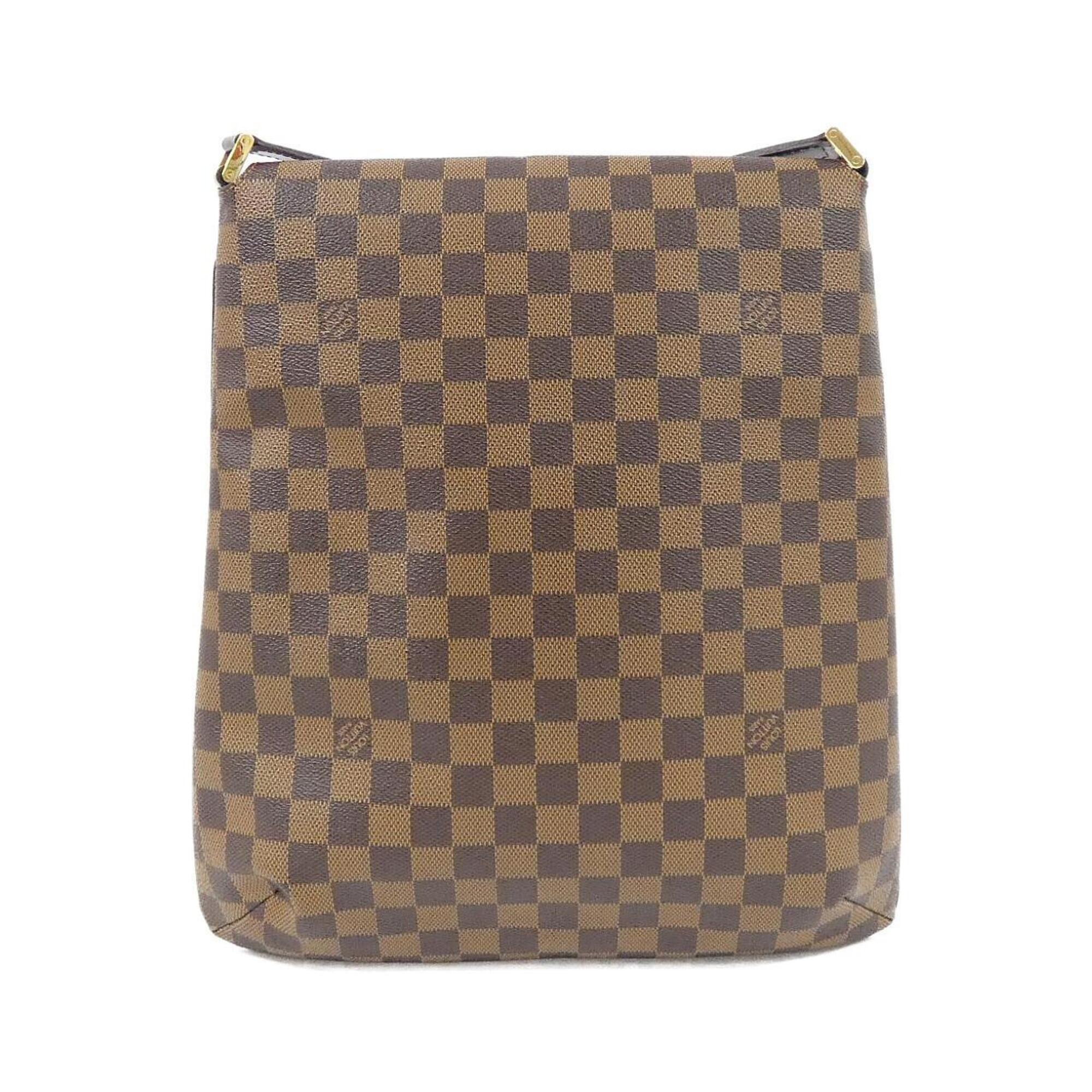 Louis Vuitton Damier Damier Canvas Ebene Damier Canvas Shoulder Bag (Pre-Owned)