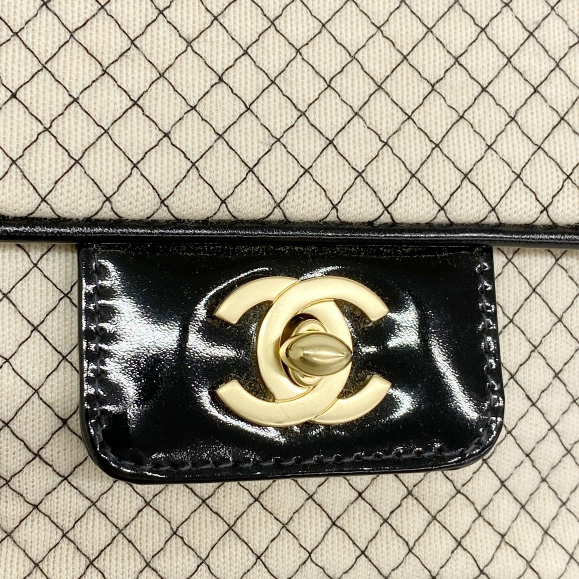Chanel Black Ivory Shoulder Bag (Pre-Owned)