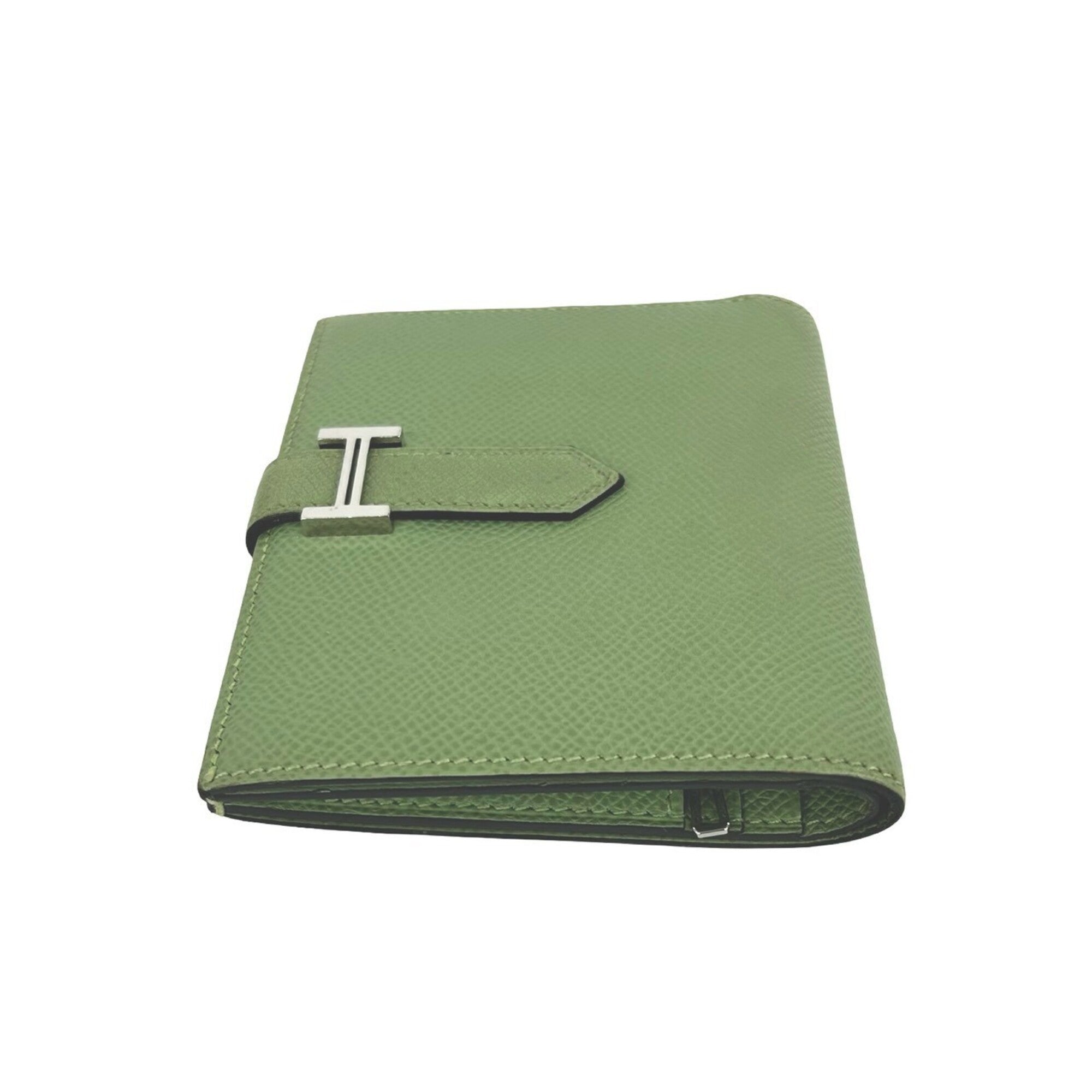 Hermes Green Epsom Leather Wallet (Bi-Fold) (Pre-Owned)