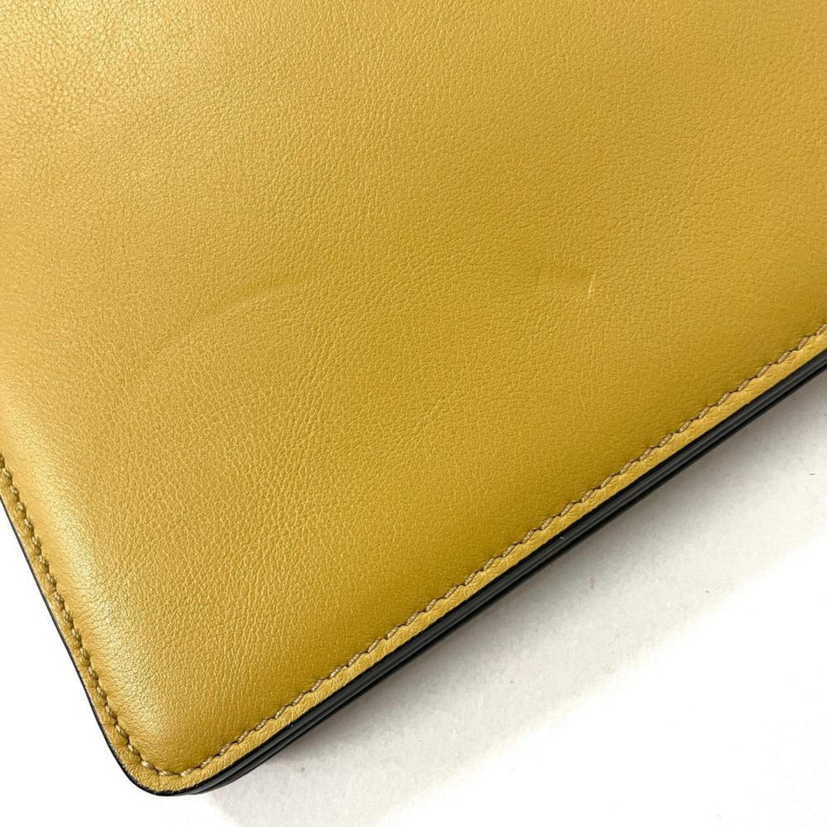 Chloé Yellow Leather Shoulder Bag (Pre-Owned)