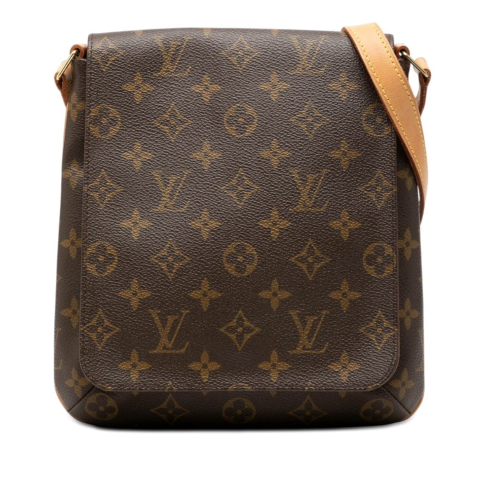 Louis Vuitton Brown Pvc Leather Shoulder Bag (Pre-Owned)