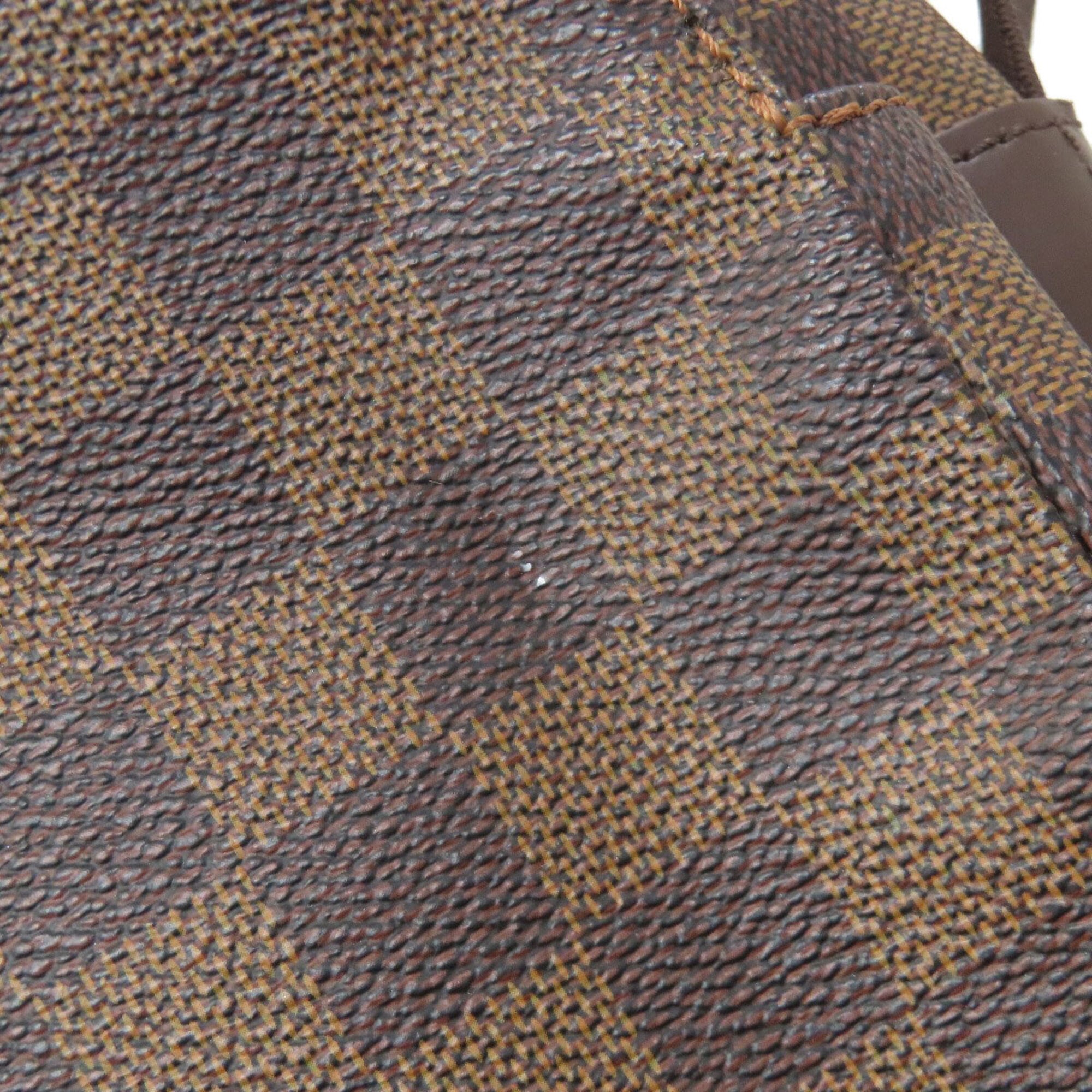 Louis Vuitton Brown Damier Canvas Ebene Damier Canvas Shoulder Bag (Pre-Owned)