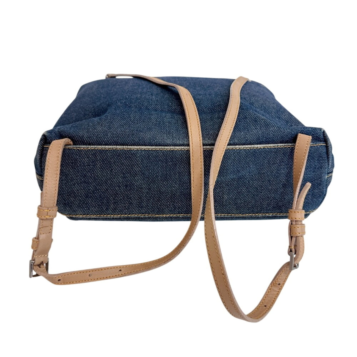 Christian Dior Blue Denim Backpack (Pre-Owned)