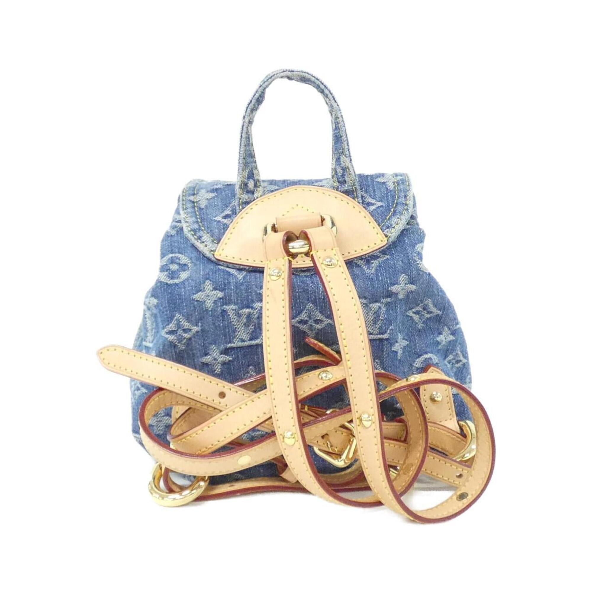 Louis Vuitton Blue Denim Backpack (Pre-Owned)