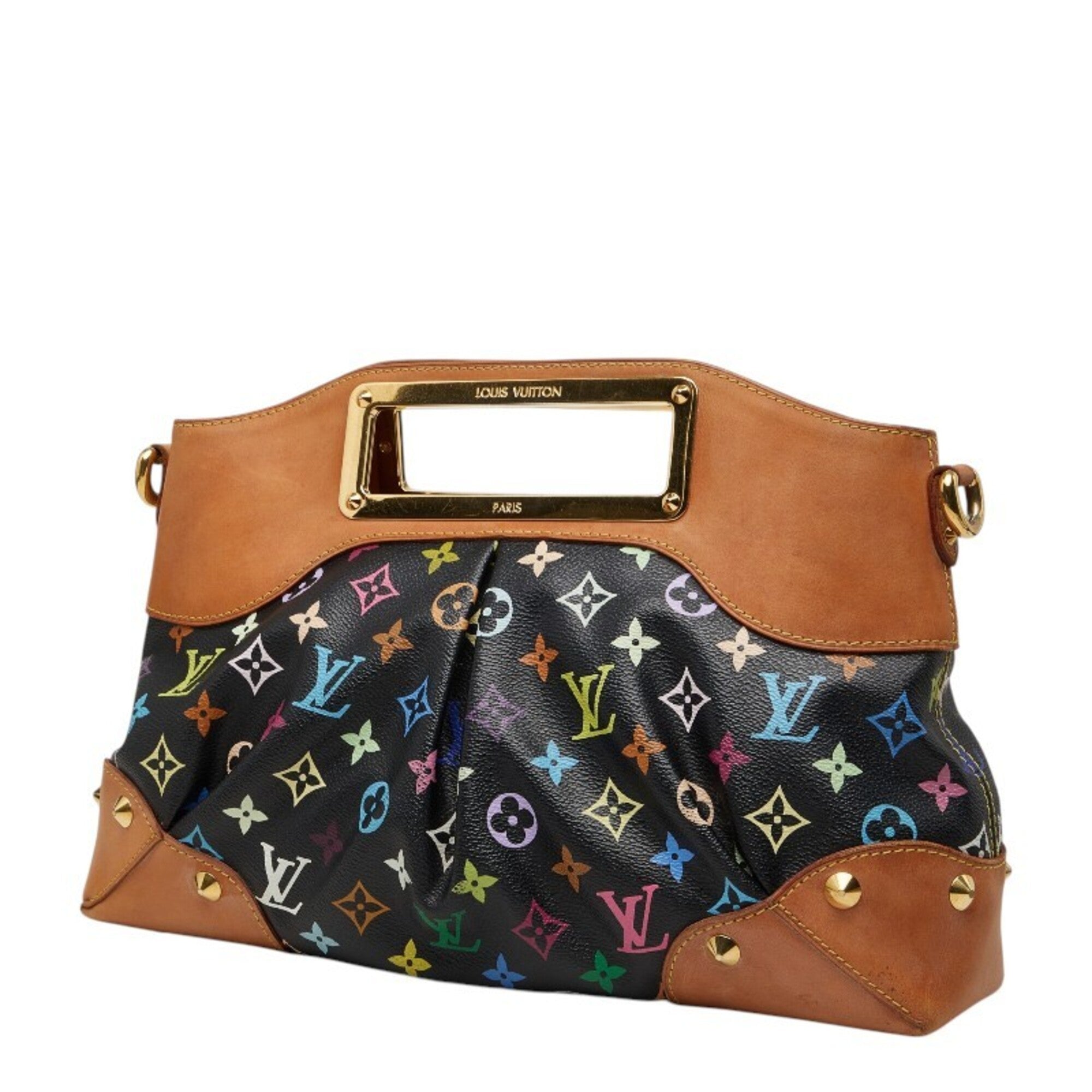 Louis Vuitton Monogram Multicolore Black Multi-Color Pvc Leather Handbag Shoulder Bag (Pre-Owned)