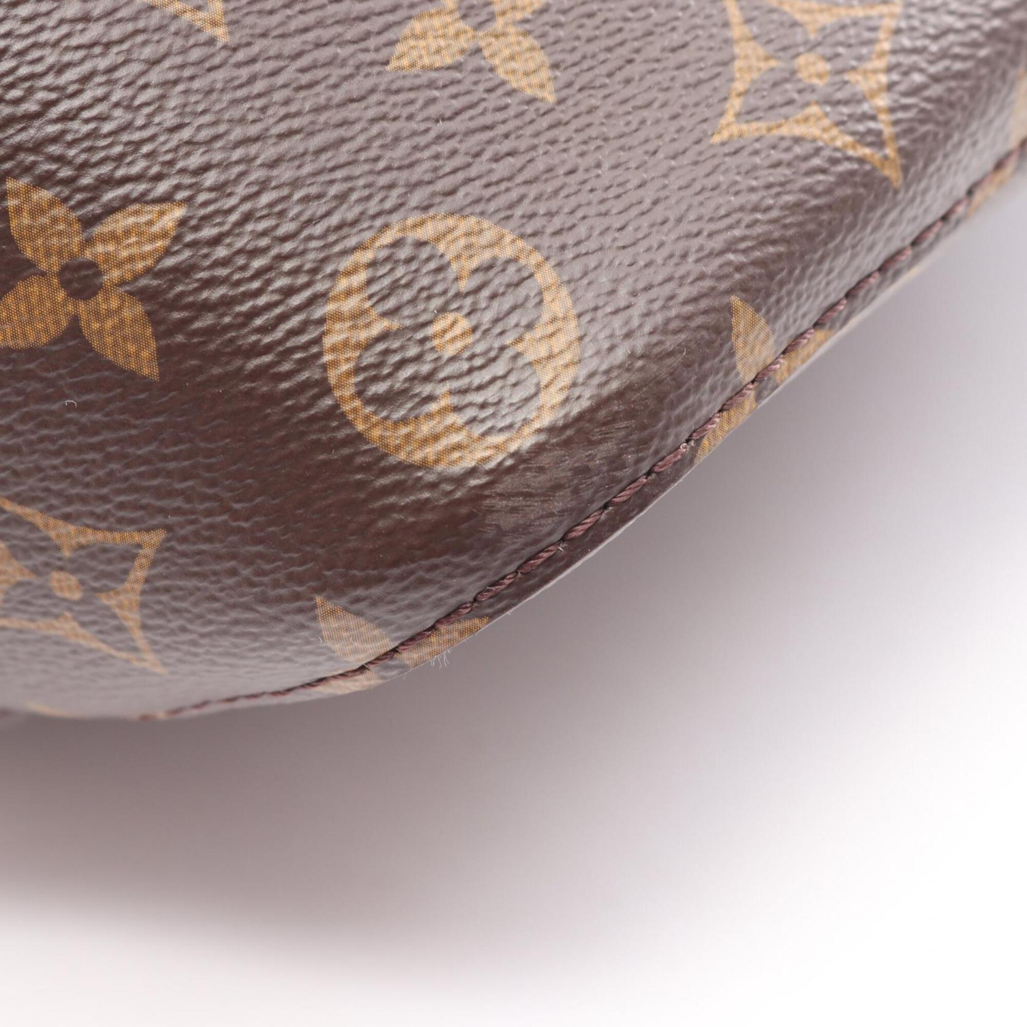 Louis Vuitton Brown Coquelicots Monogram Red Color Monogram Handbag Shoulder Bag (Pre-Owned)