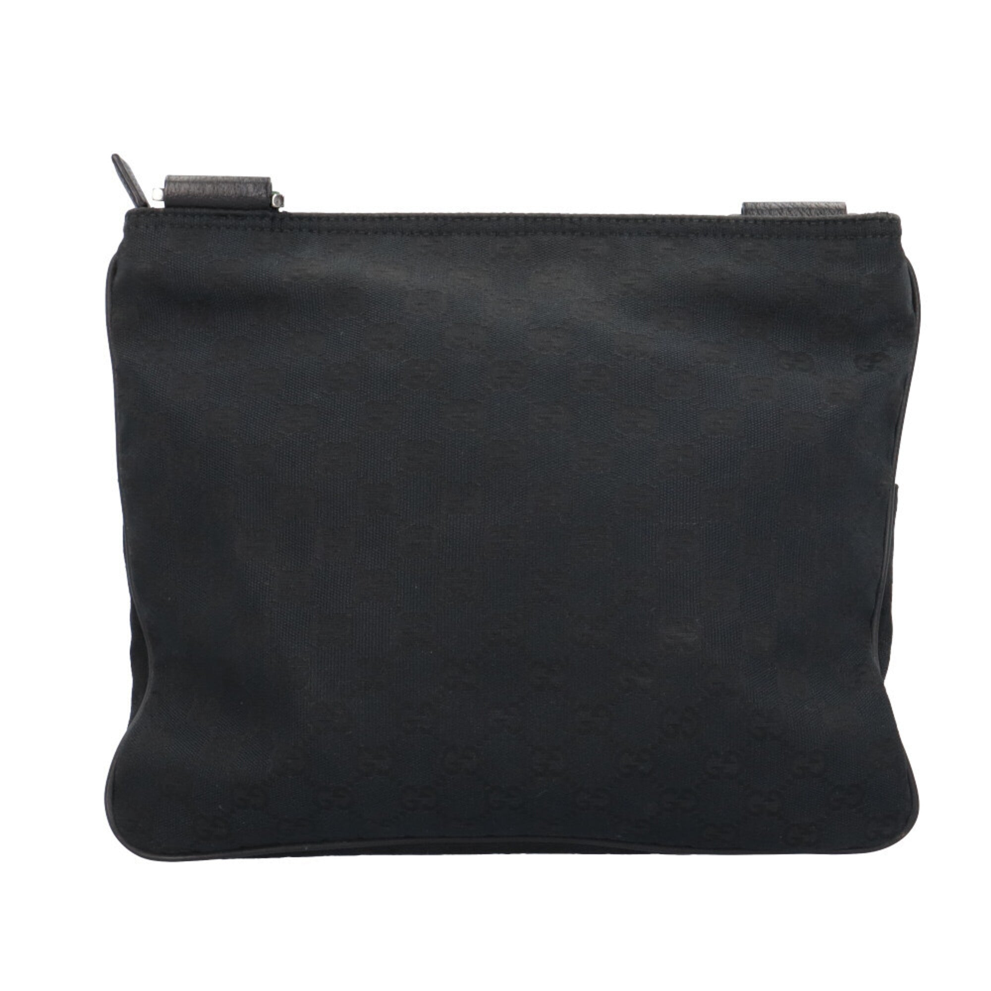 Gucci Black Gg Canvas Shoulder Bag (Pre-Owned)