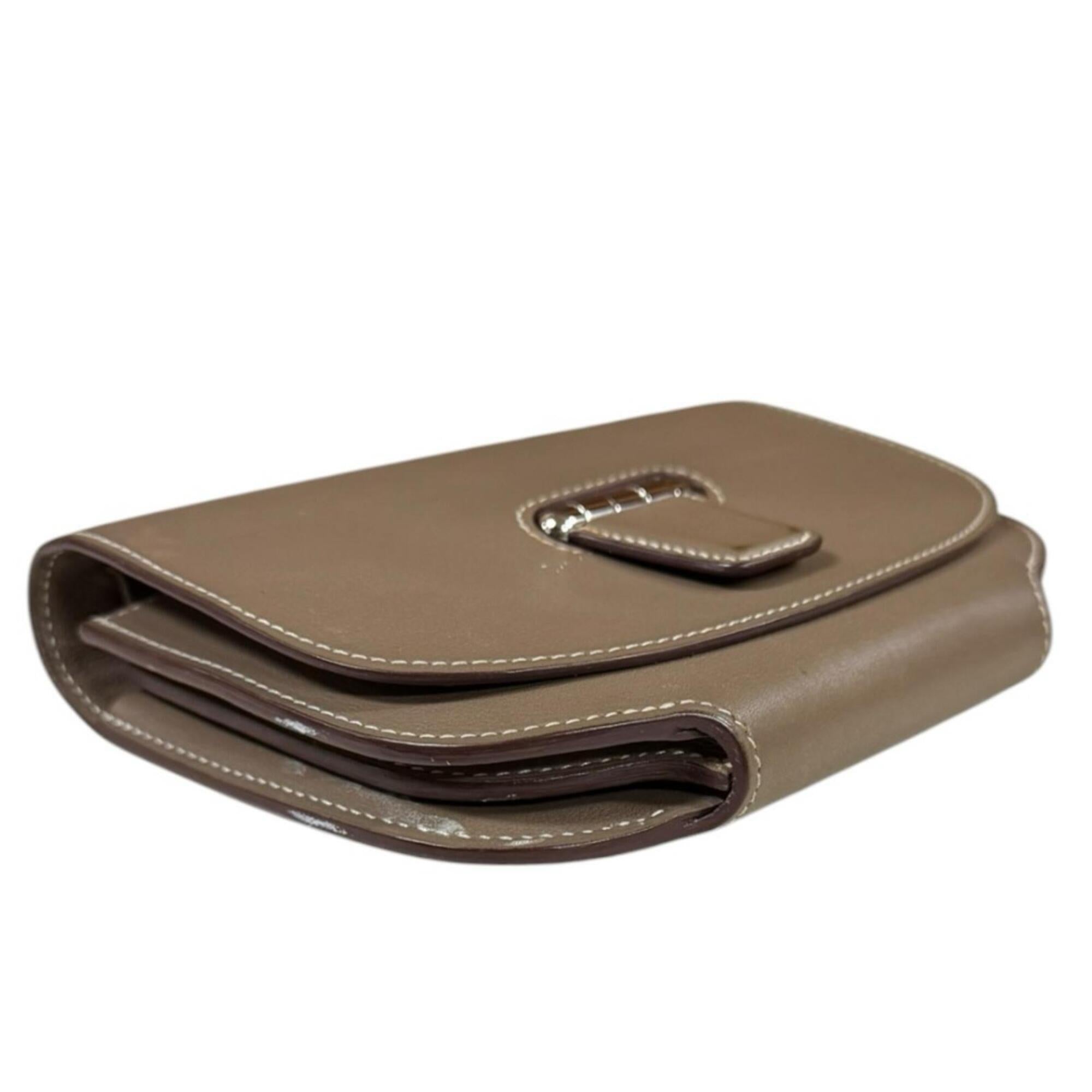 Hermes Beige Swift Leather Shoulder Bag (Pre-Owned)