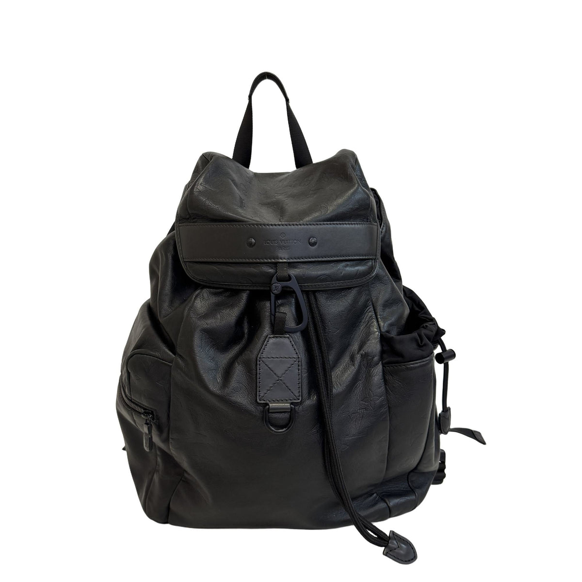 Louis Vuitton Monogram Shadow Black Monogram Backpack (Pre-Owned)