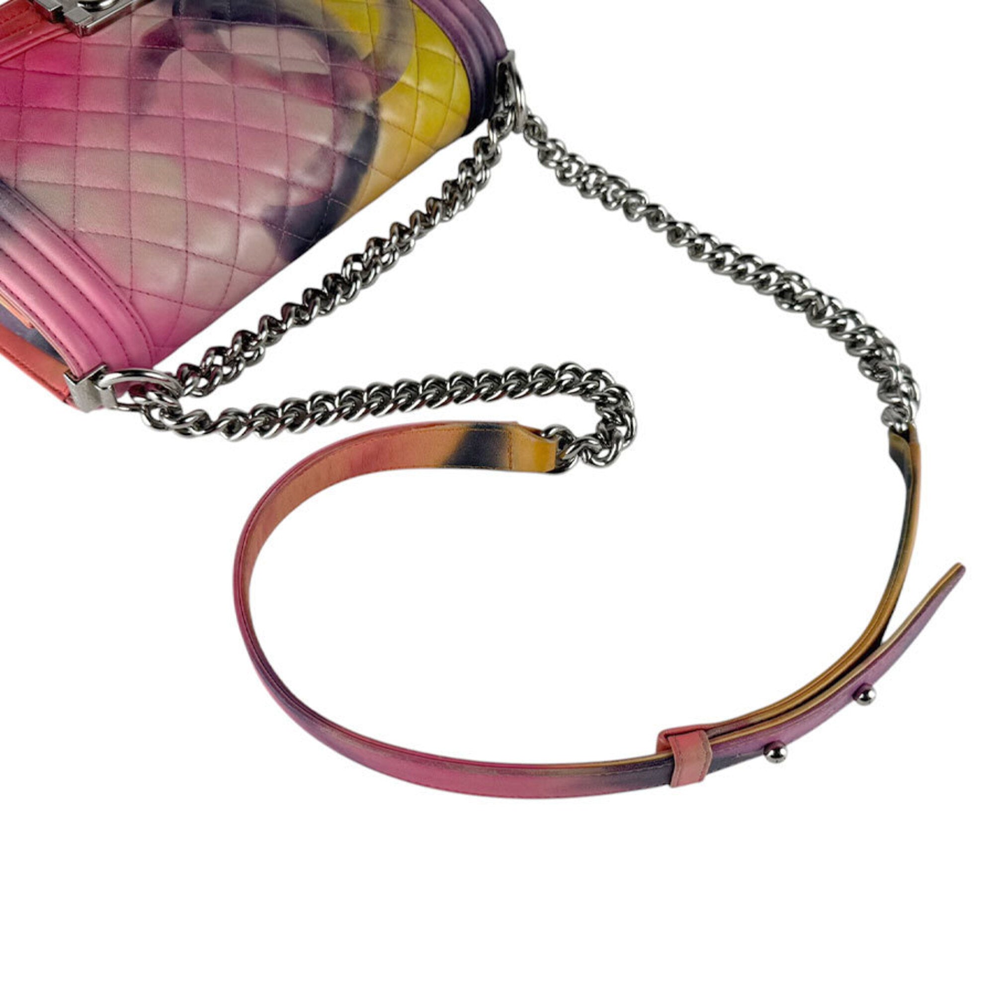 Chanel Multi-Color Leather Shoulder Bag (Pre-Owned)
