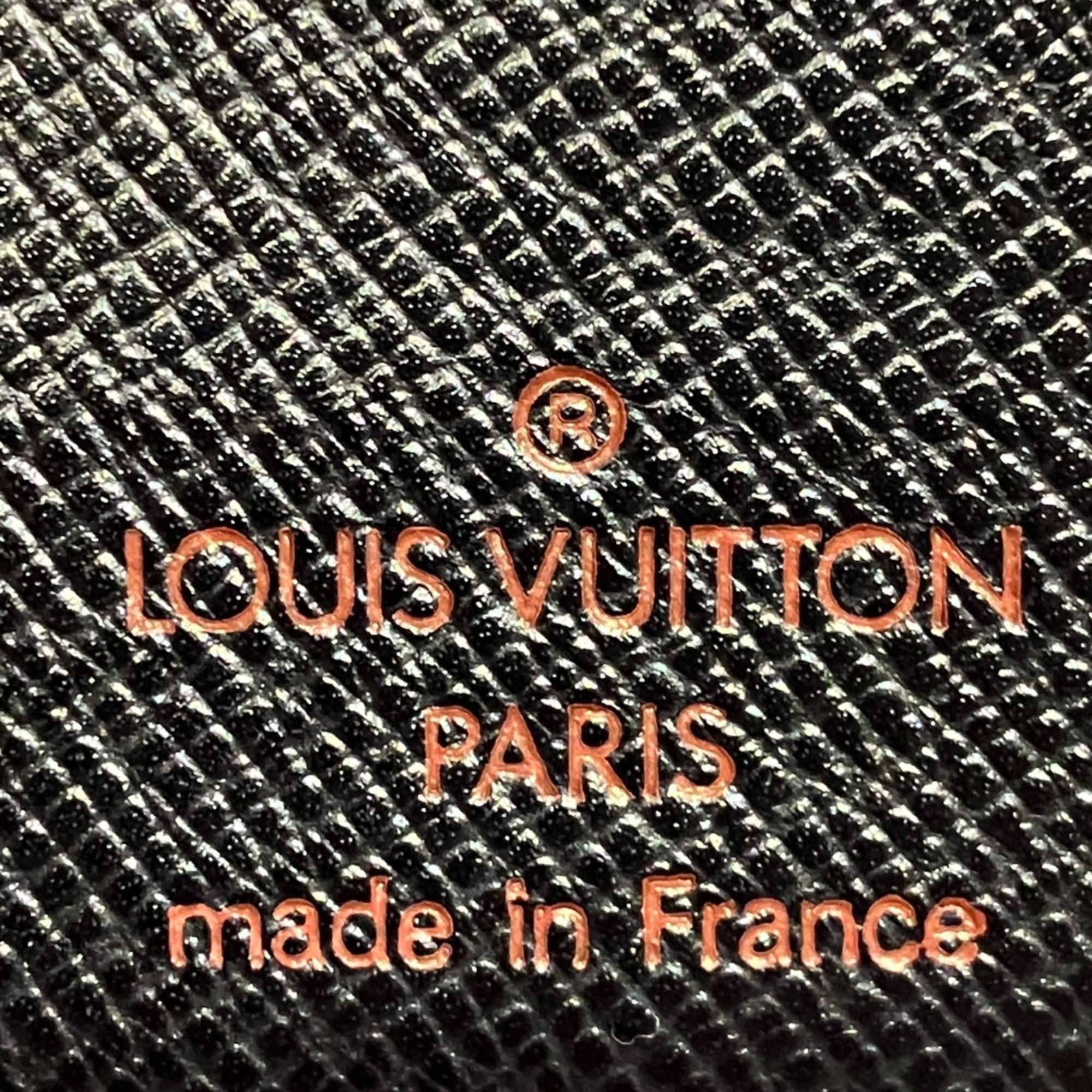 Louis Vuitton Epi Black Epi Leather Wallet (Bi-Fold) (Pre-Owned)