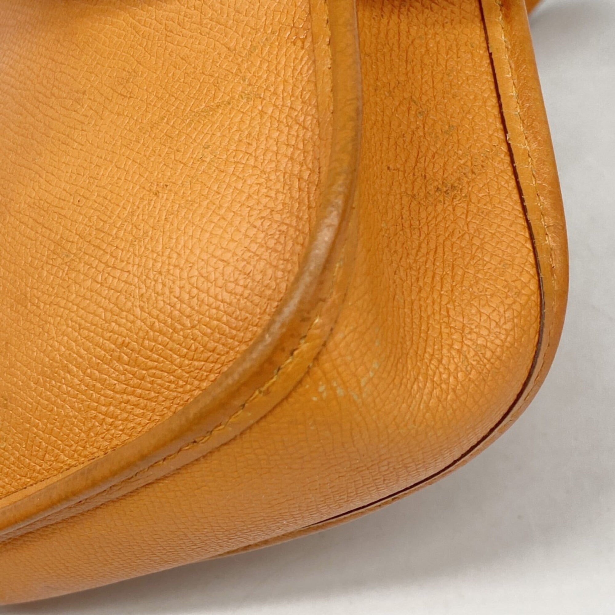 Hermes Orange Epsom Leather Shoulder Bag (Pre-Owned)