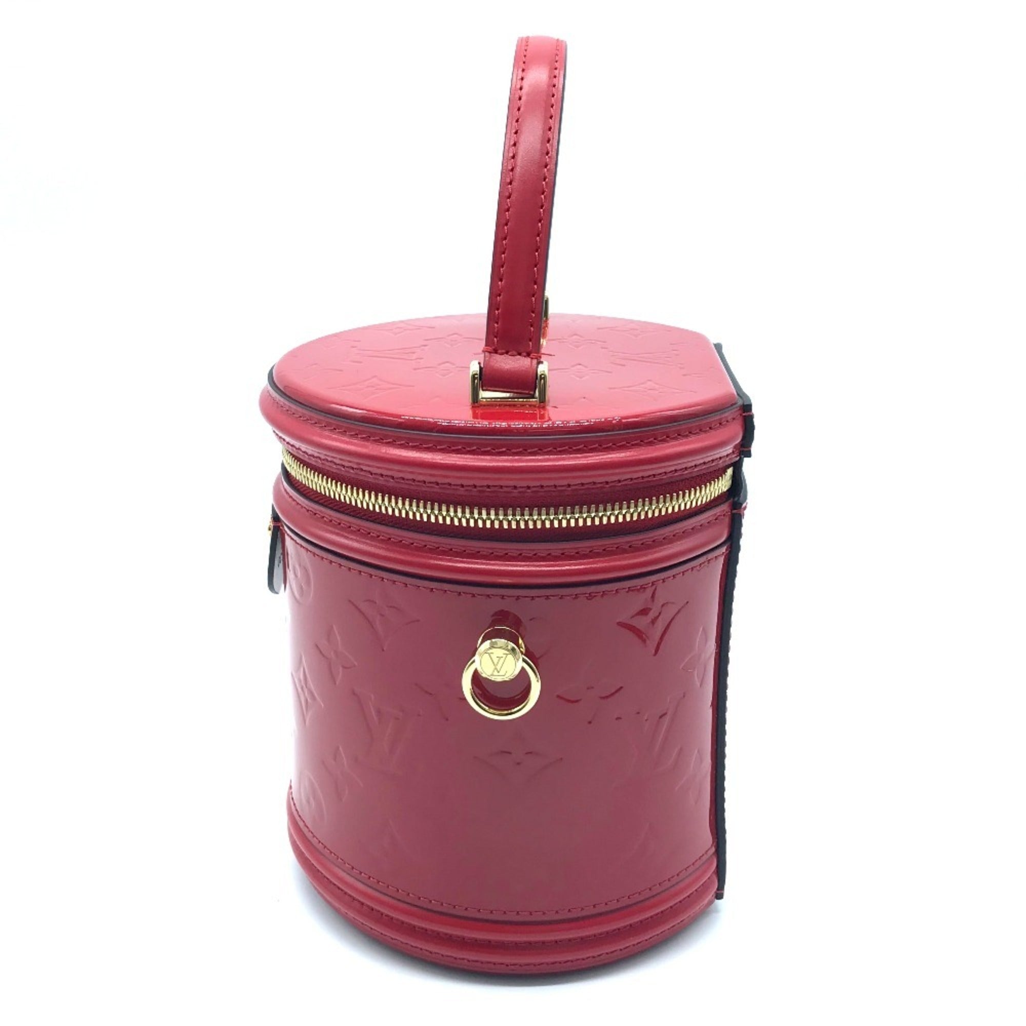 Louis Vuitton Red Color Rouge Patent Leather Handbag (Pre-Owned)