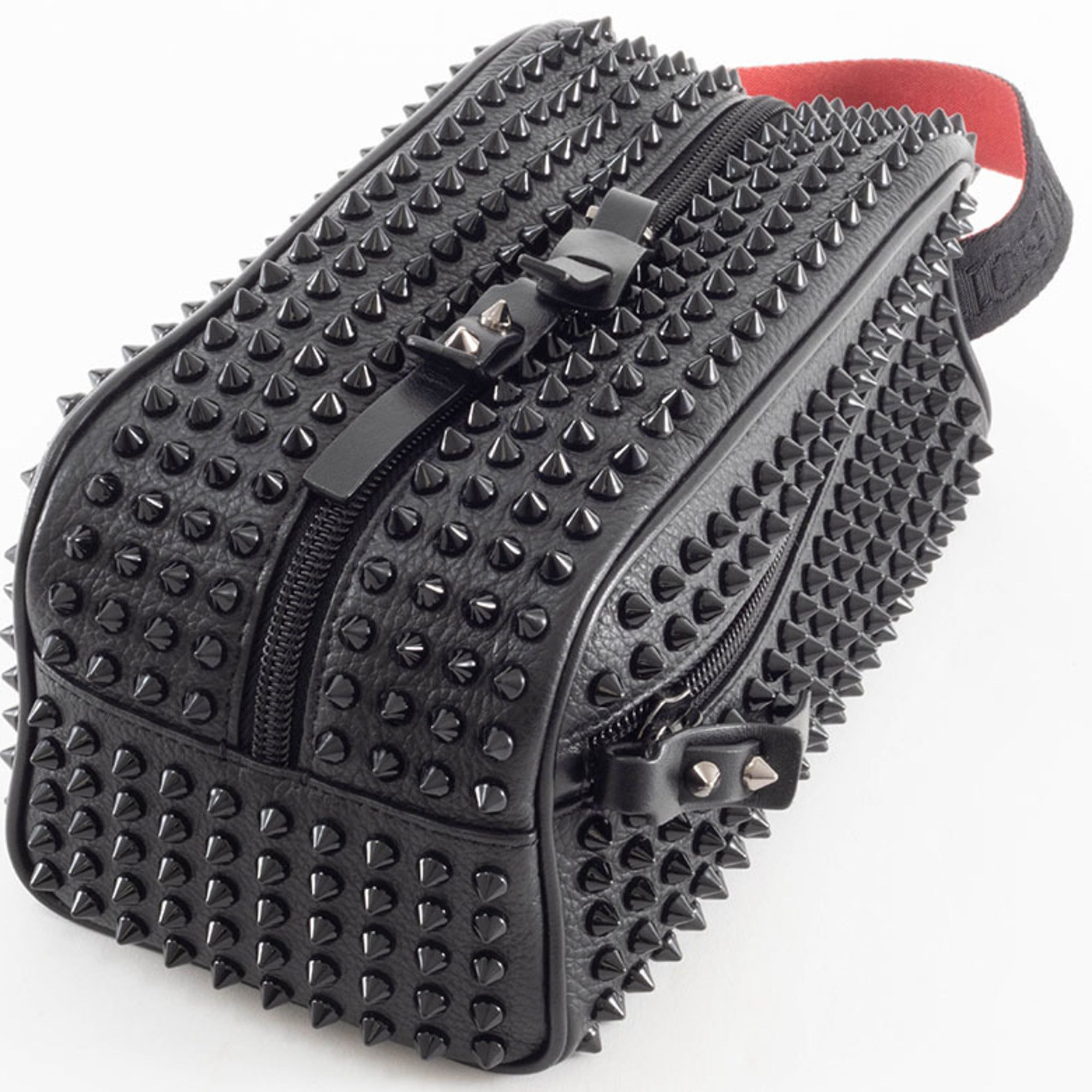 Christian Louboutin Black Leather Clutch Bag (Pre-Owned)