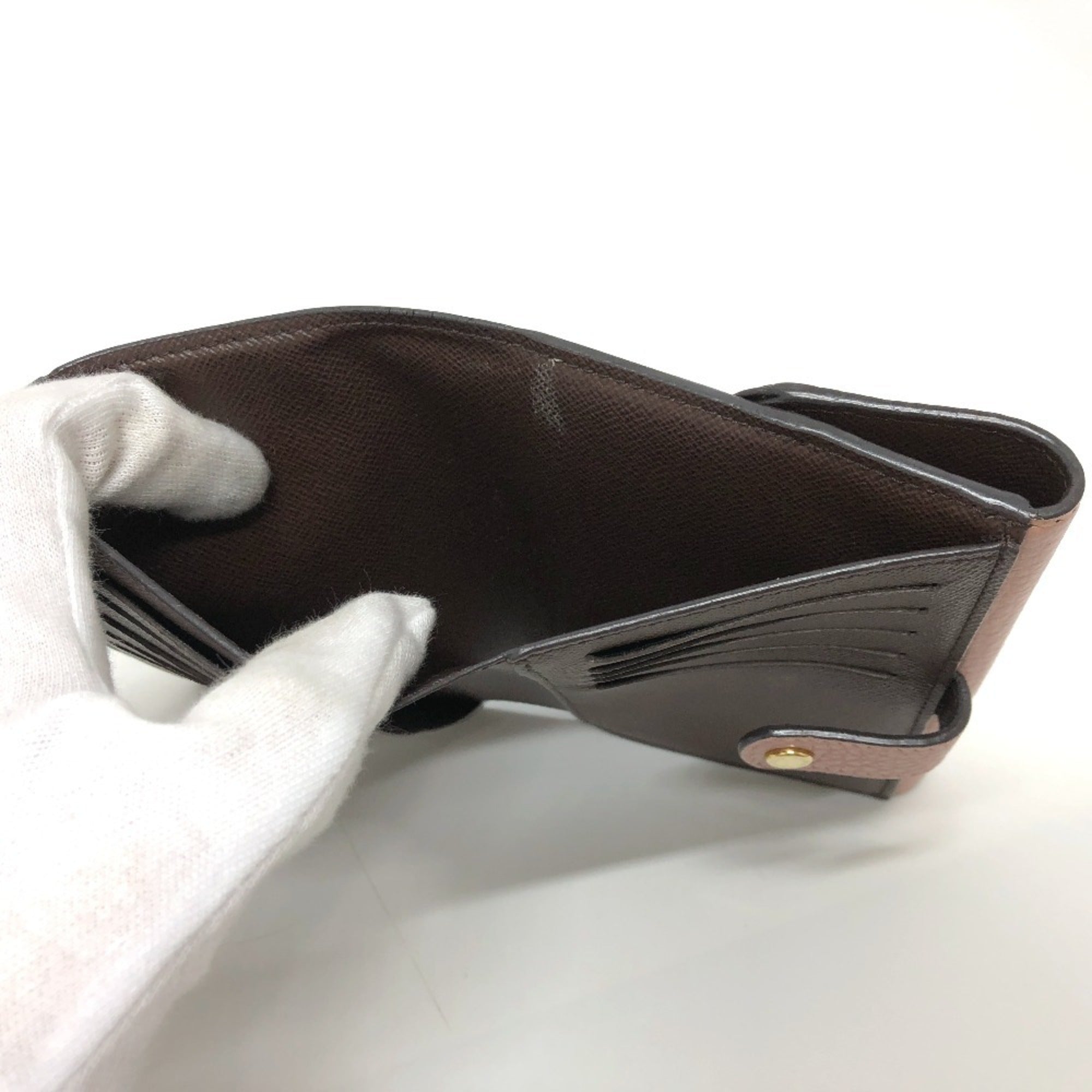 Louis Vuitton Damier Brown Damier Canvas Wallet (Bi-Fold) (Pre-Owned)