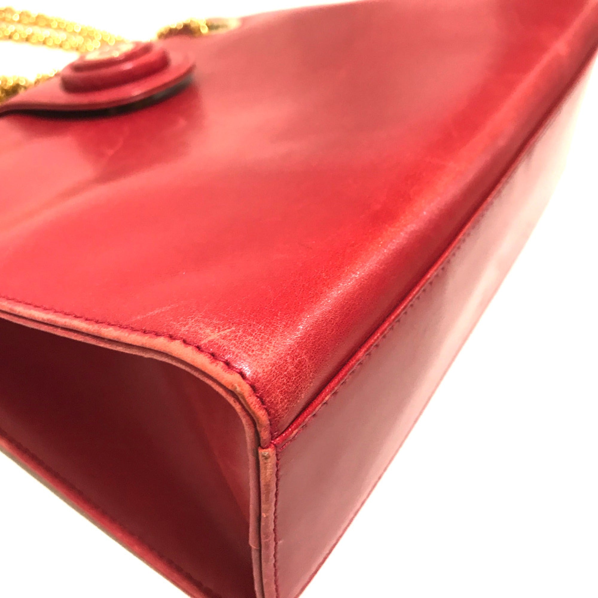 Tiffany Red Leather Shoulder Bag (Pre-Owned)