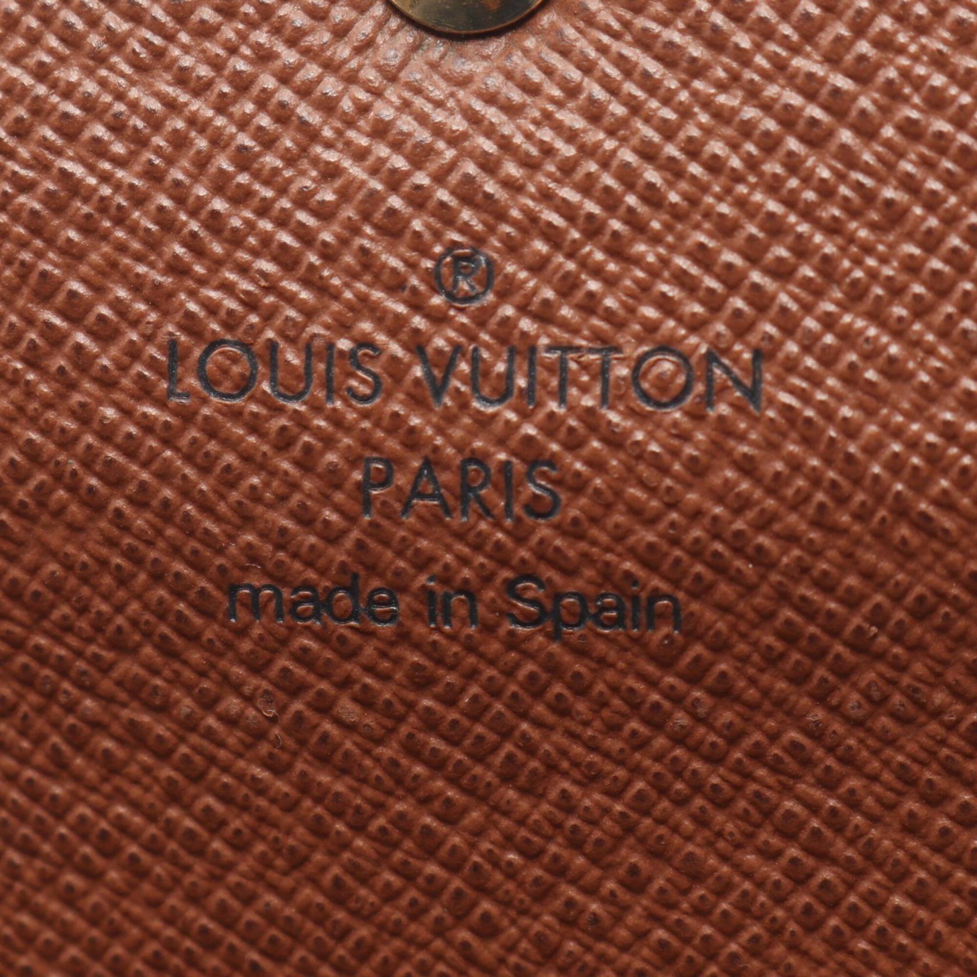 Louis Vuitton Brown Monogram Leather Pvc Long Wallet (Bi-Fold) (Pre-Owned)