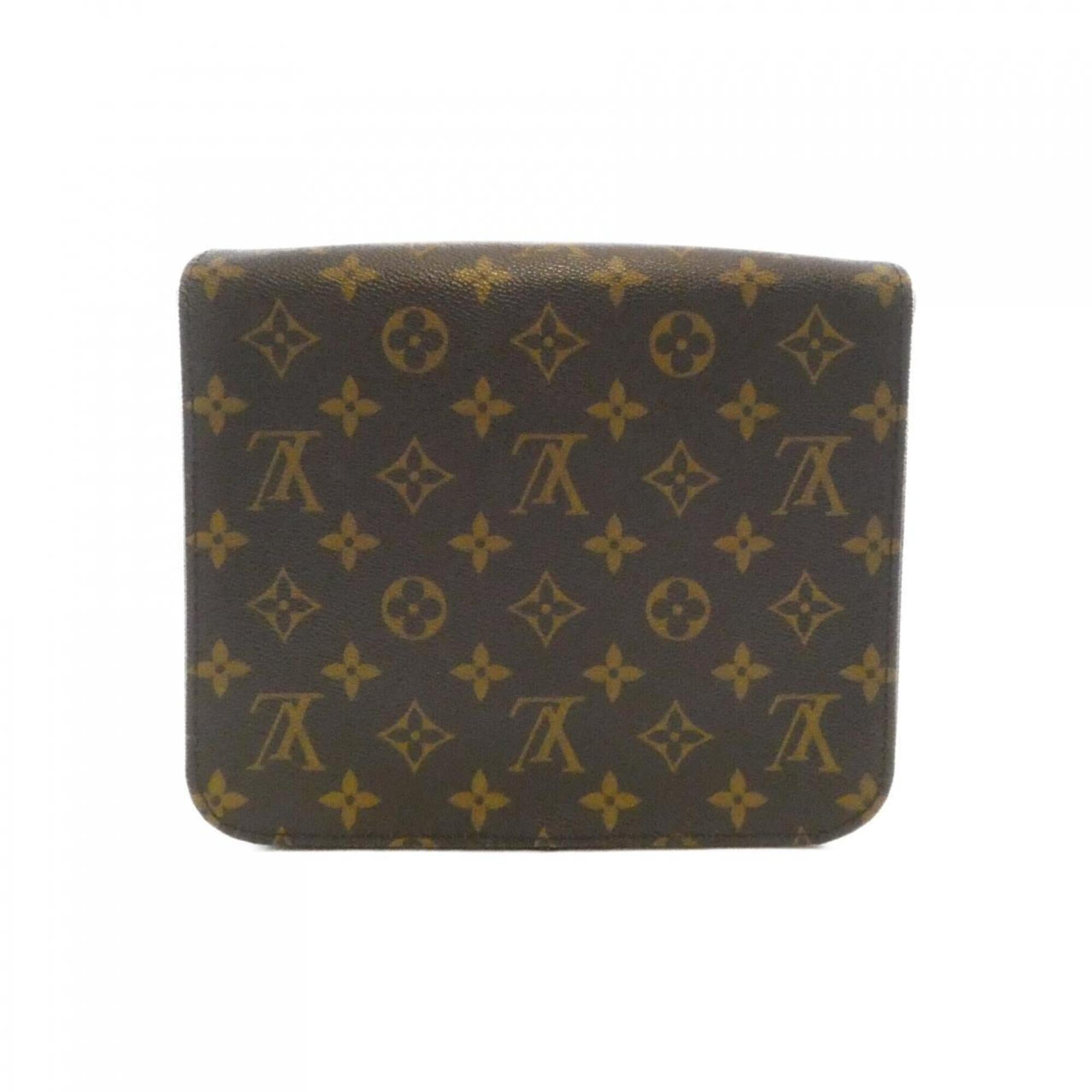 Louis Vuitton Marron Coated Canvas Shoulder Bag (Pre-Owned)