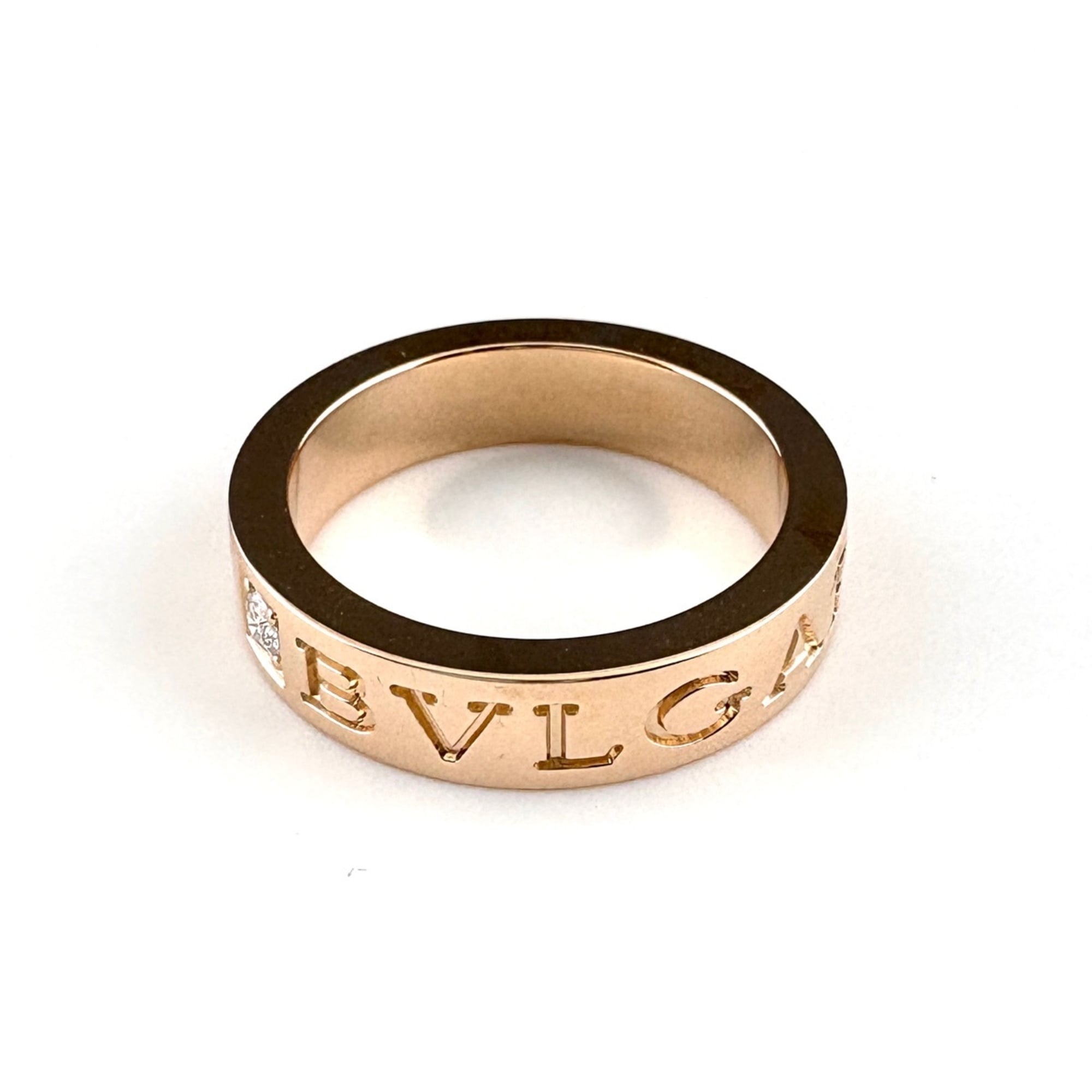 Bvlgari Pink Gold (18K) Band Ring (Pre-Owned)