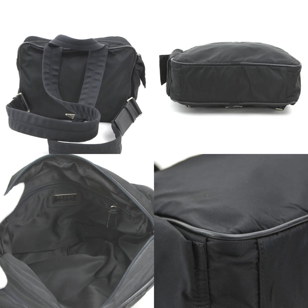 Prada Black Nylon Handbag (Pre-Owned)