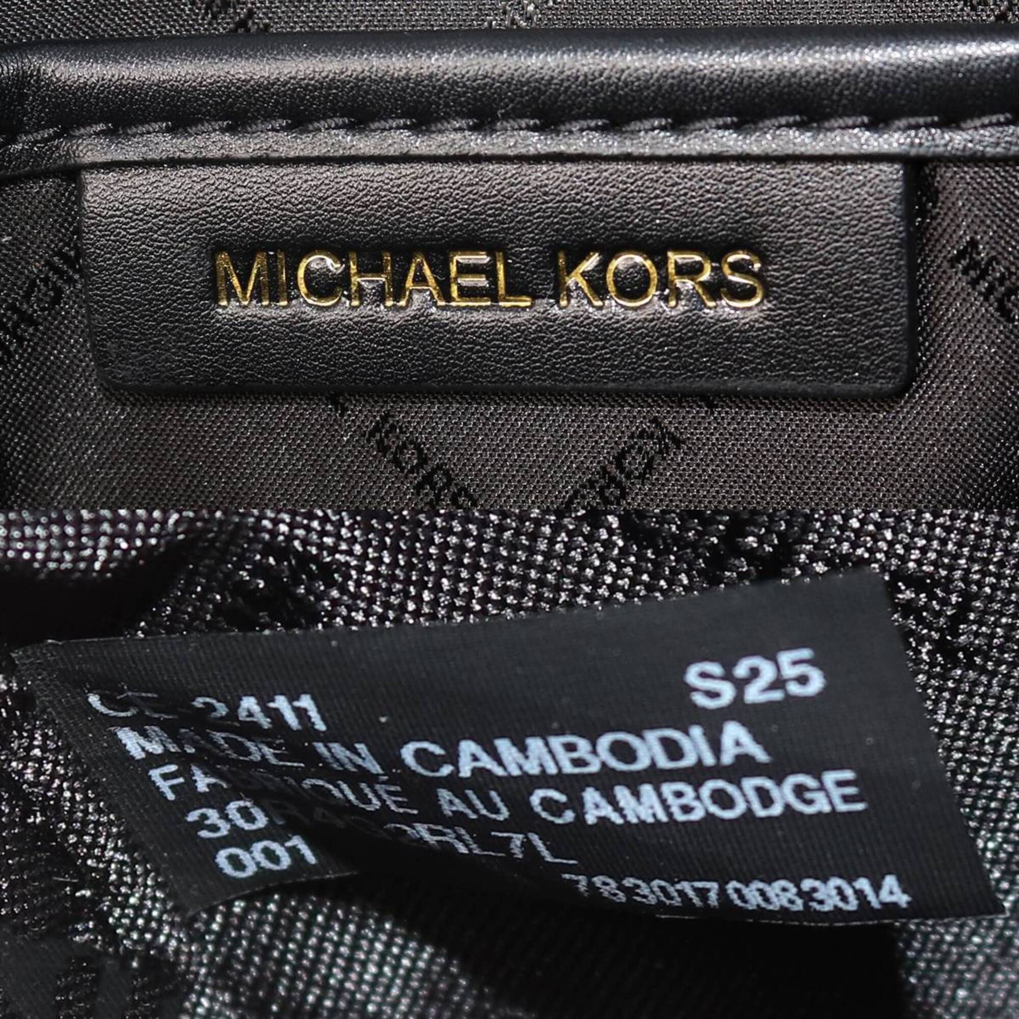 Michael Kors Black Leather Shoulder Bag (Pre-Owned)