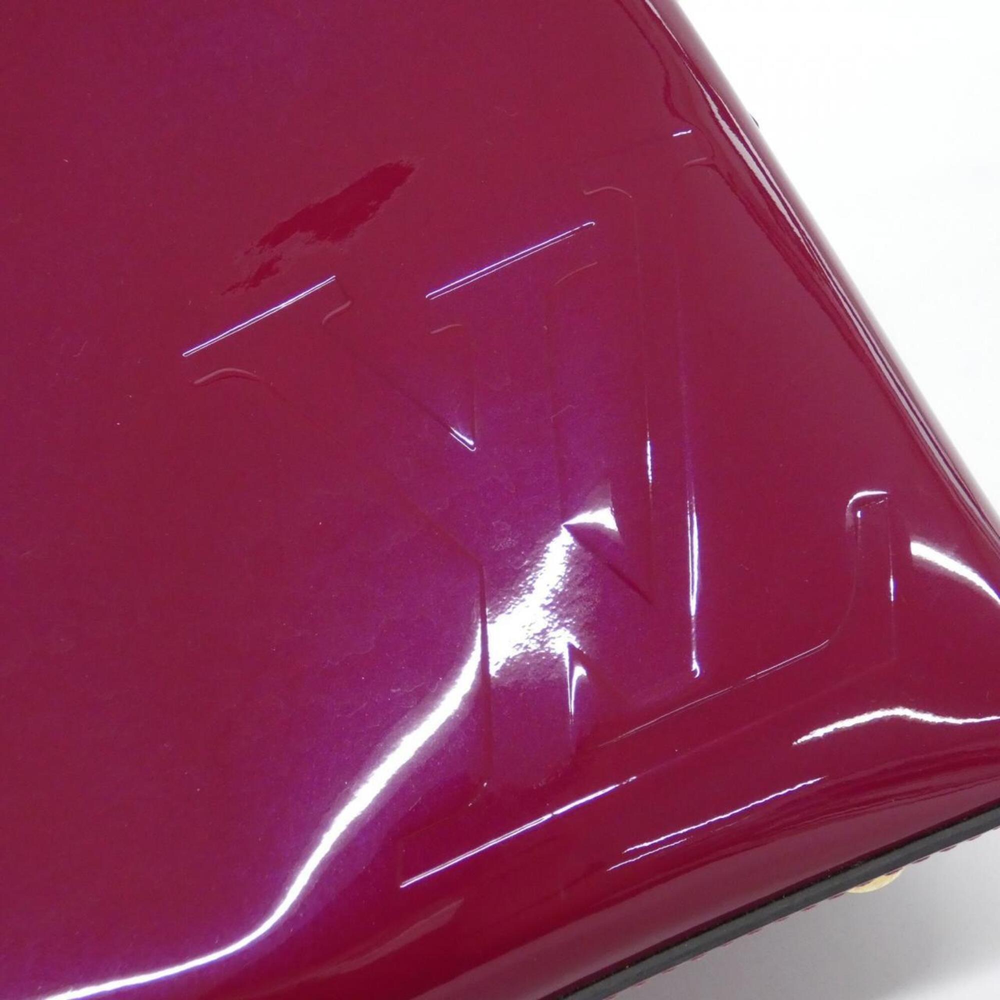 Louis Vuitton Magenta Pink Leather Handbag (Pre-Owned)