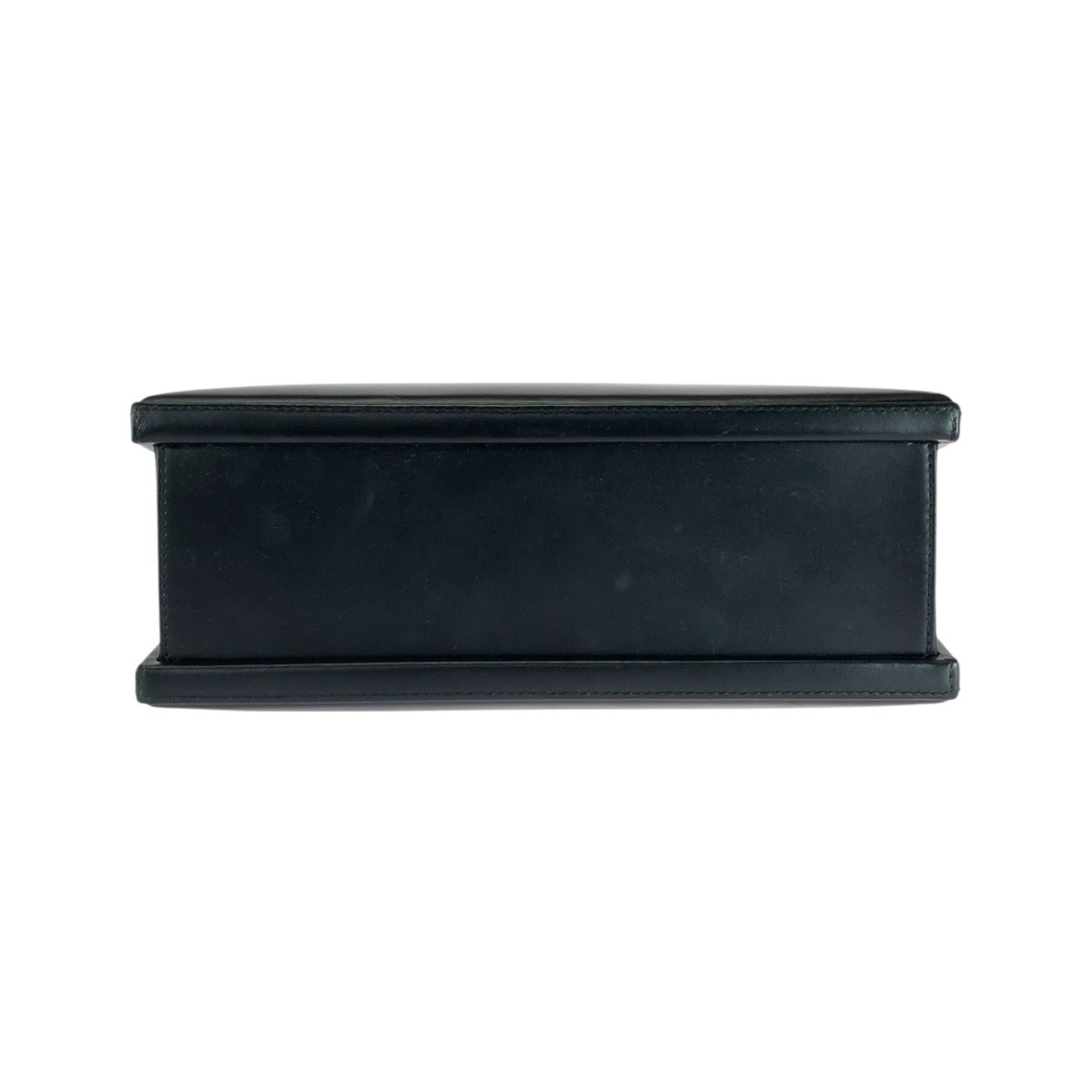 Loewe Black Leather Handbag Tote Bag (Pre-Owned)