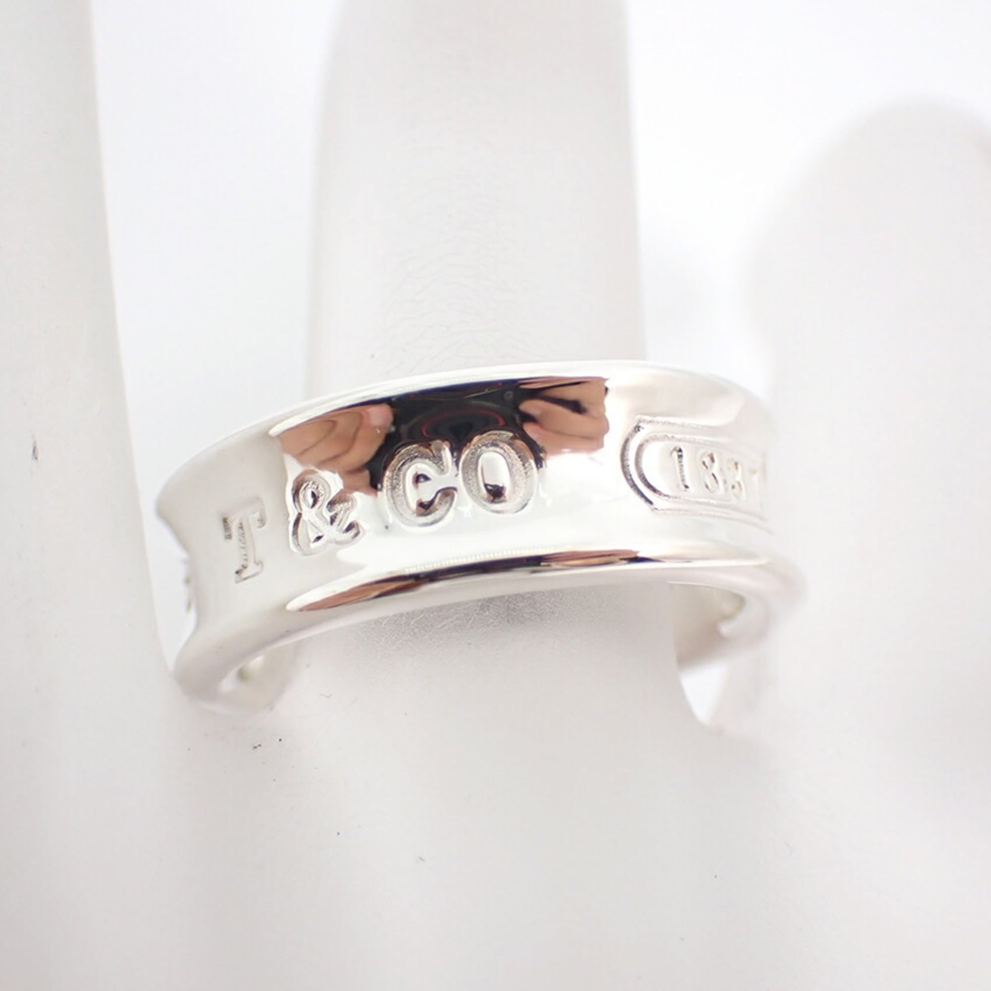 Tiffany Silver Sterling Silver 925 Band Ring (Pre-Owned)