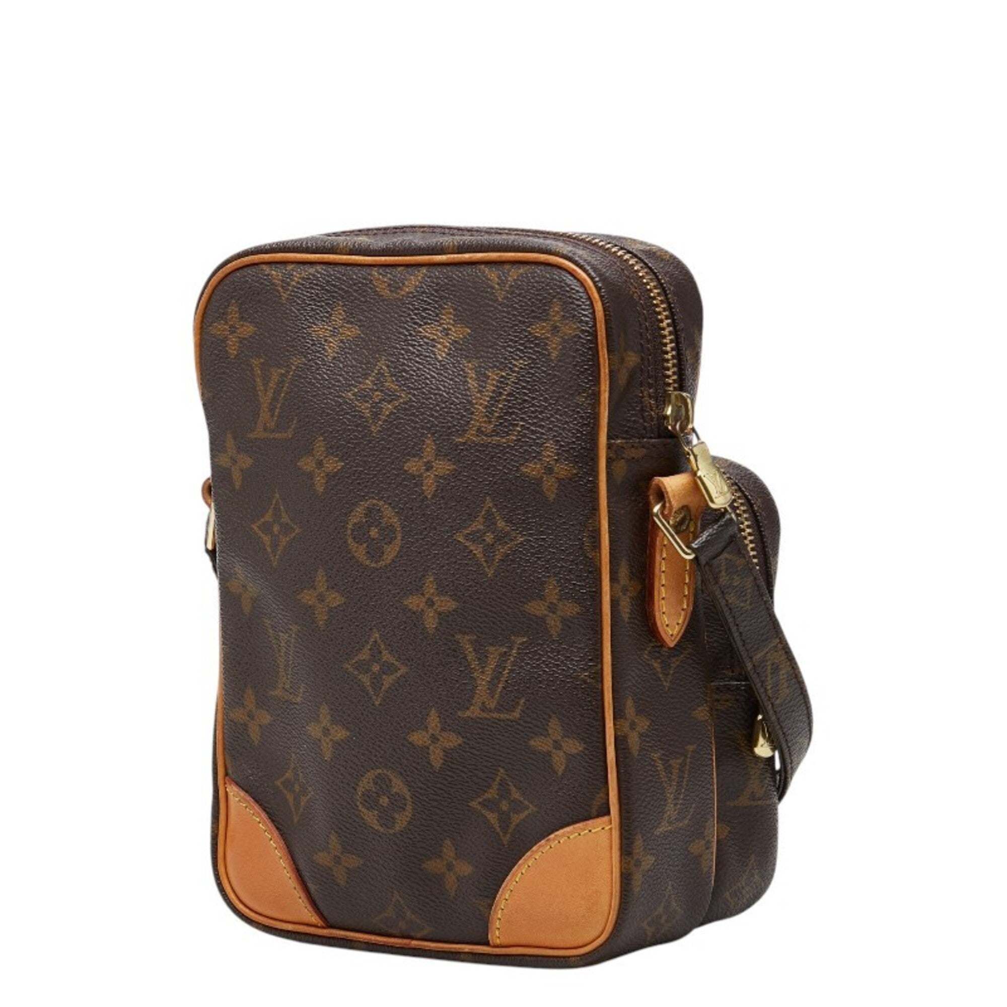 Louis Vuitton Brown Pvc Leather Shoulder Bag (Pre-Owned)