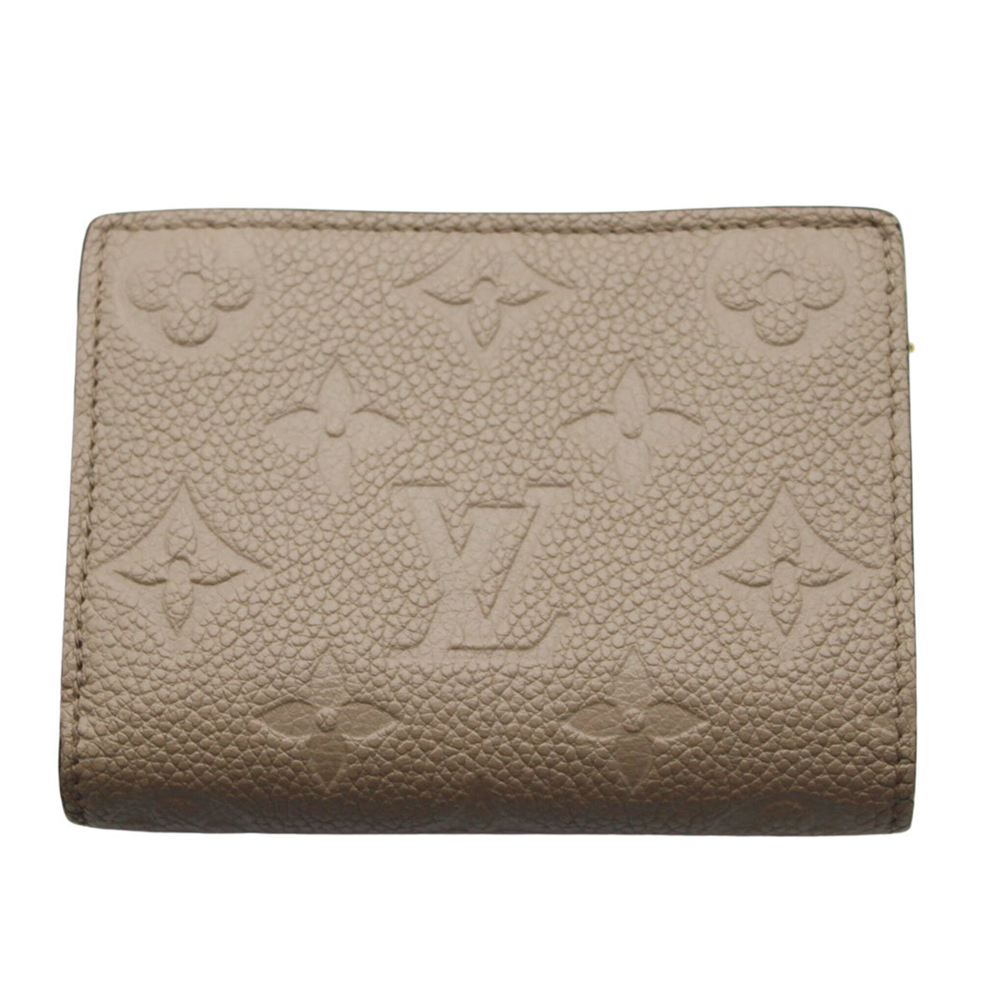Louis Vuitton Monogram Empreinte Beige Black Monogram Empreinte Wallet (Bi-Fold) (Pre-Owned)