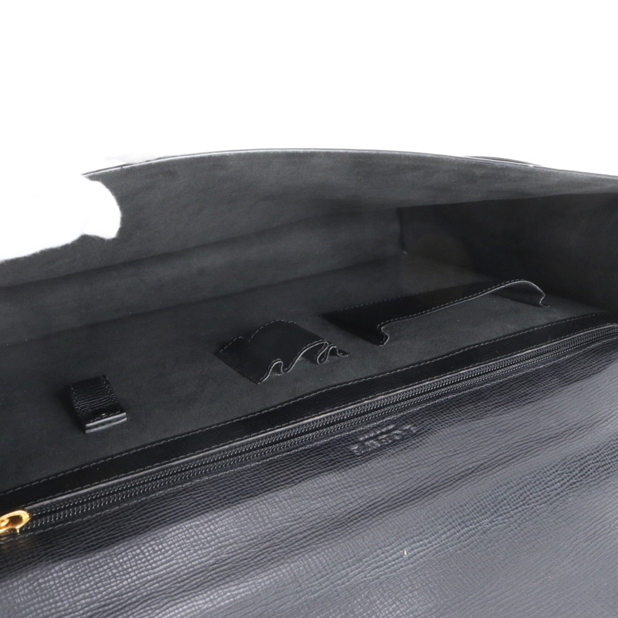Loewe Black Leather Briefcase Tote Bag (Pre-Owned)