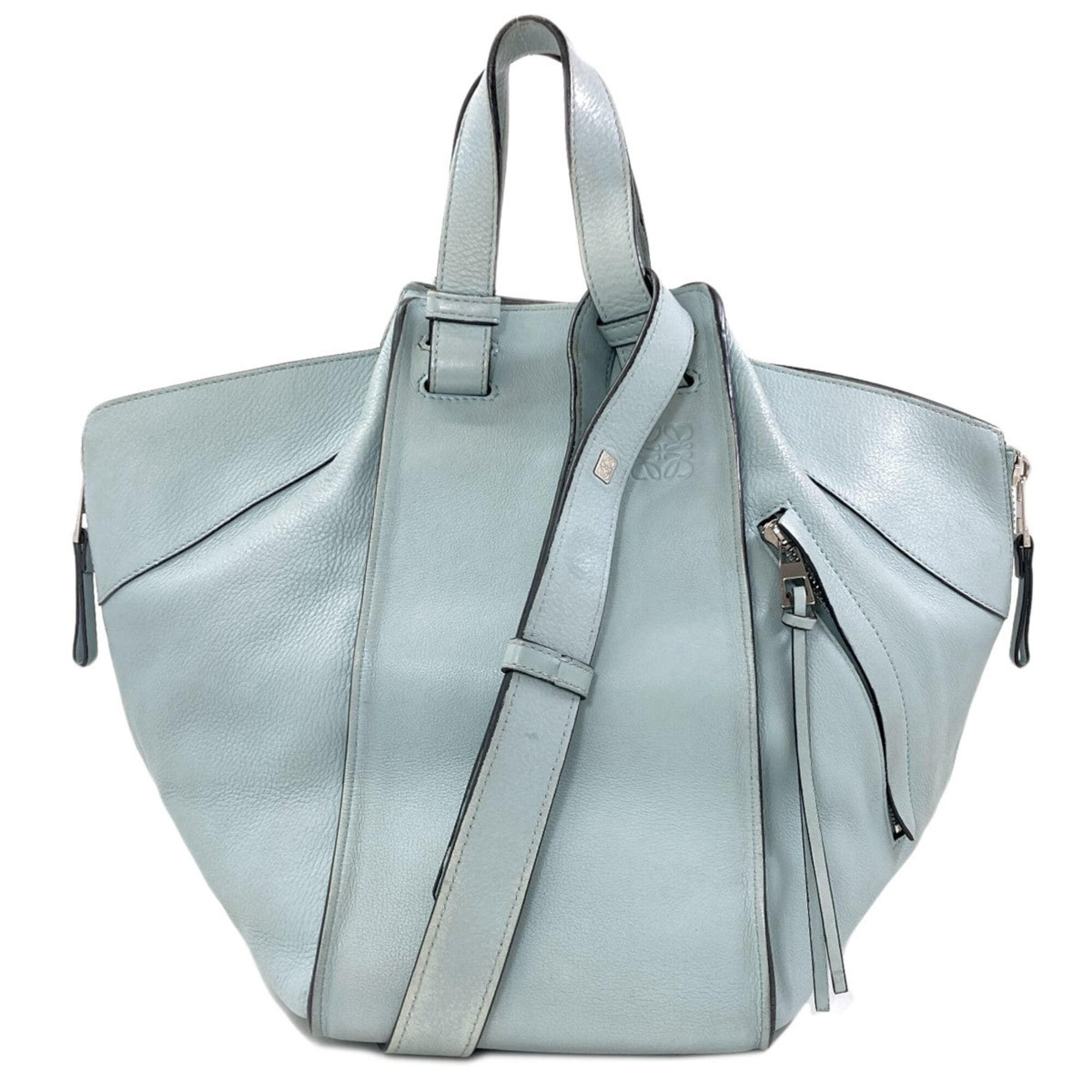 Loewe Light Blue Leather Handbag Pouch (Pre-Owned)