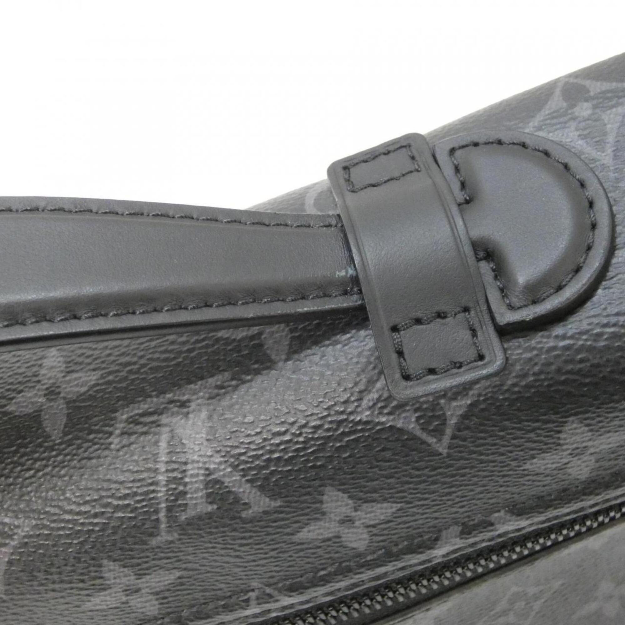Louis Vuitton Black Coated Canvas Shoulder Bag (Pre-Owned)