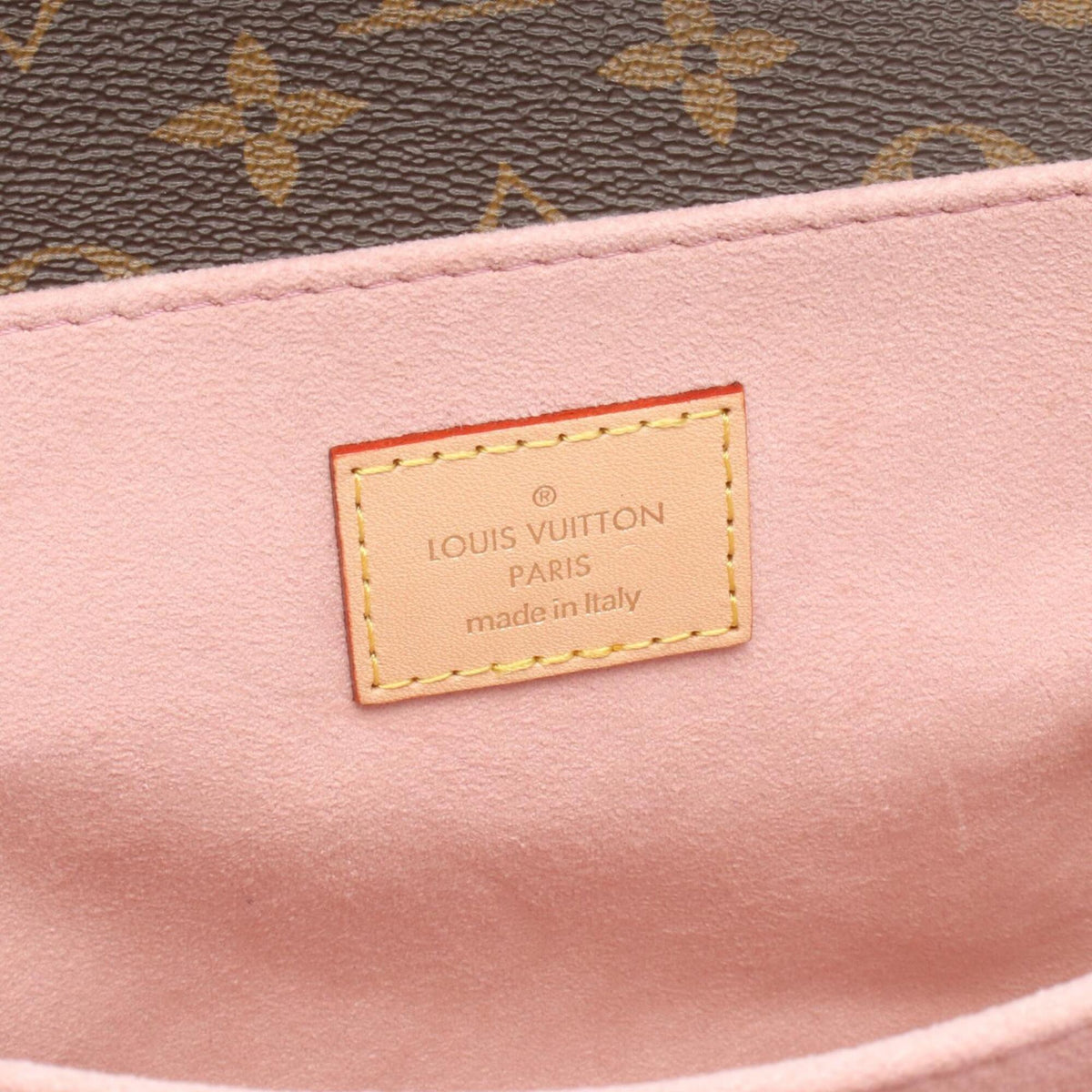Louis Vuitton Brown Multi-Color Coated Canvas Leather Handbag Pochette (Pre-Owned)