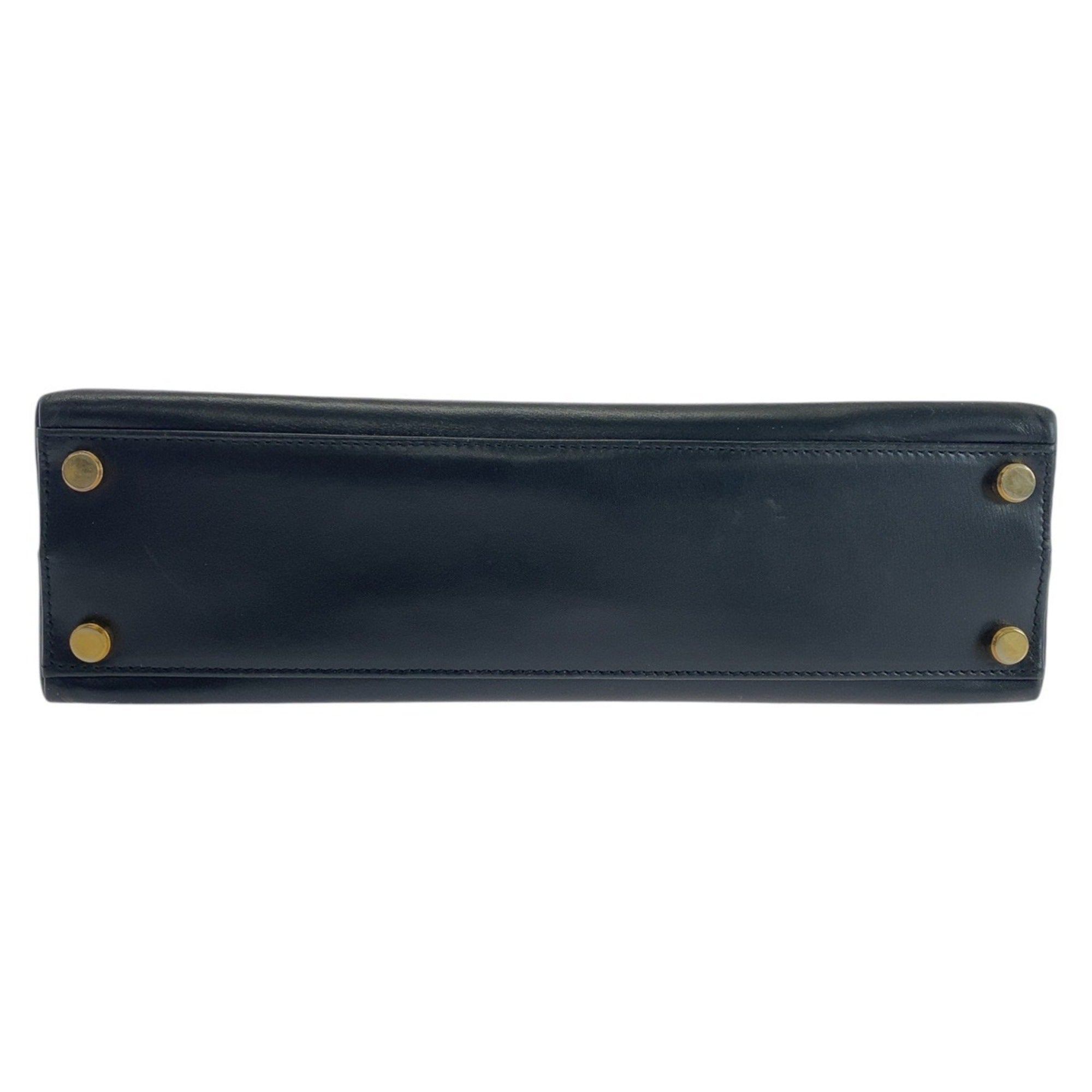 Salvatore Ferragamo Black Leather Handbag Shoulder Bag (Pre-Owned)