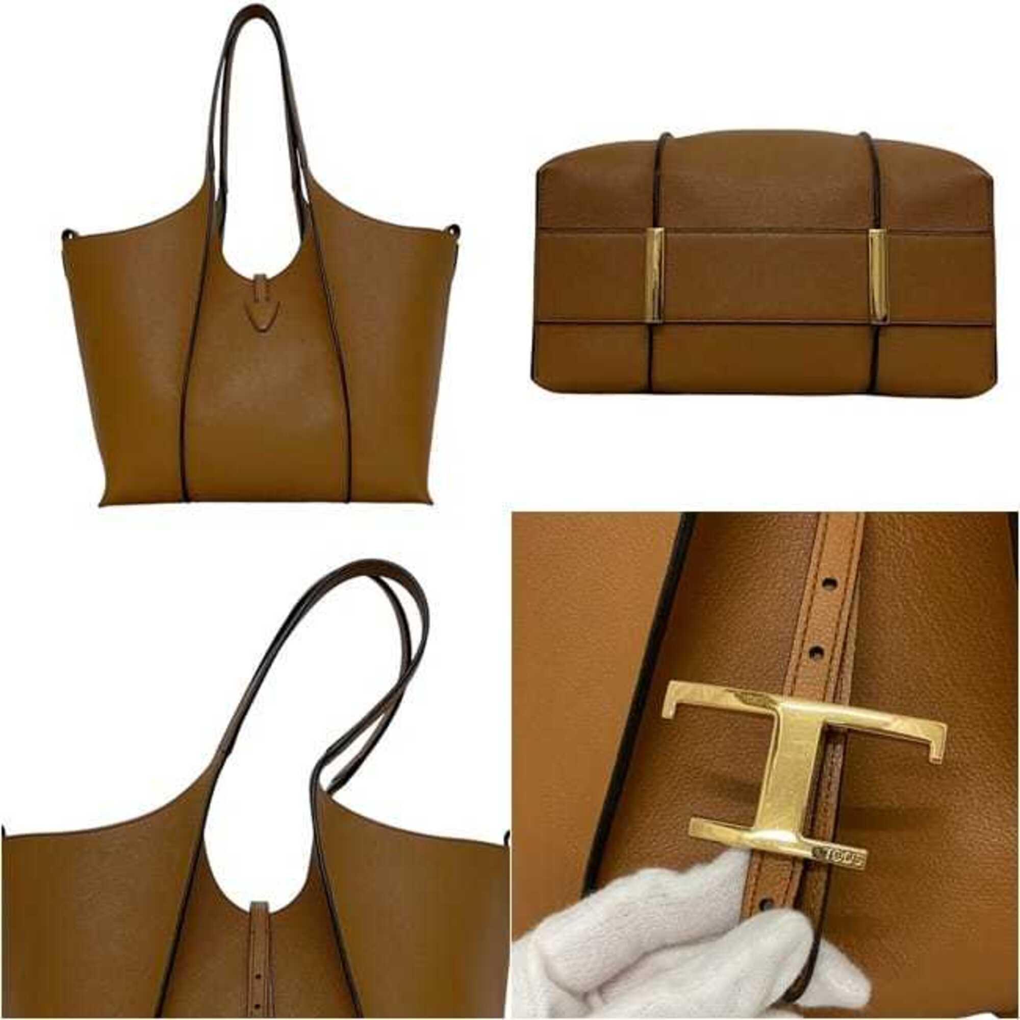 Tod's Brown Leather Tote Bag (Pre-Owned)